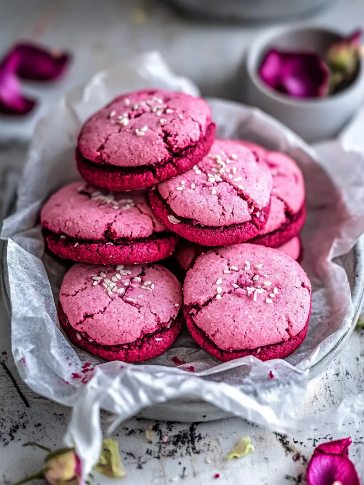 Rose & Beet Pink Cookies