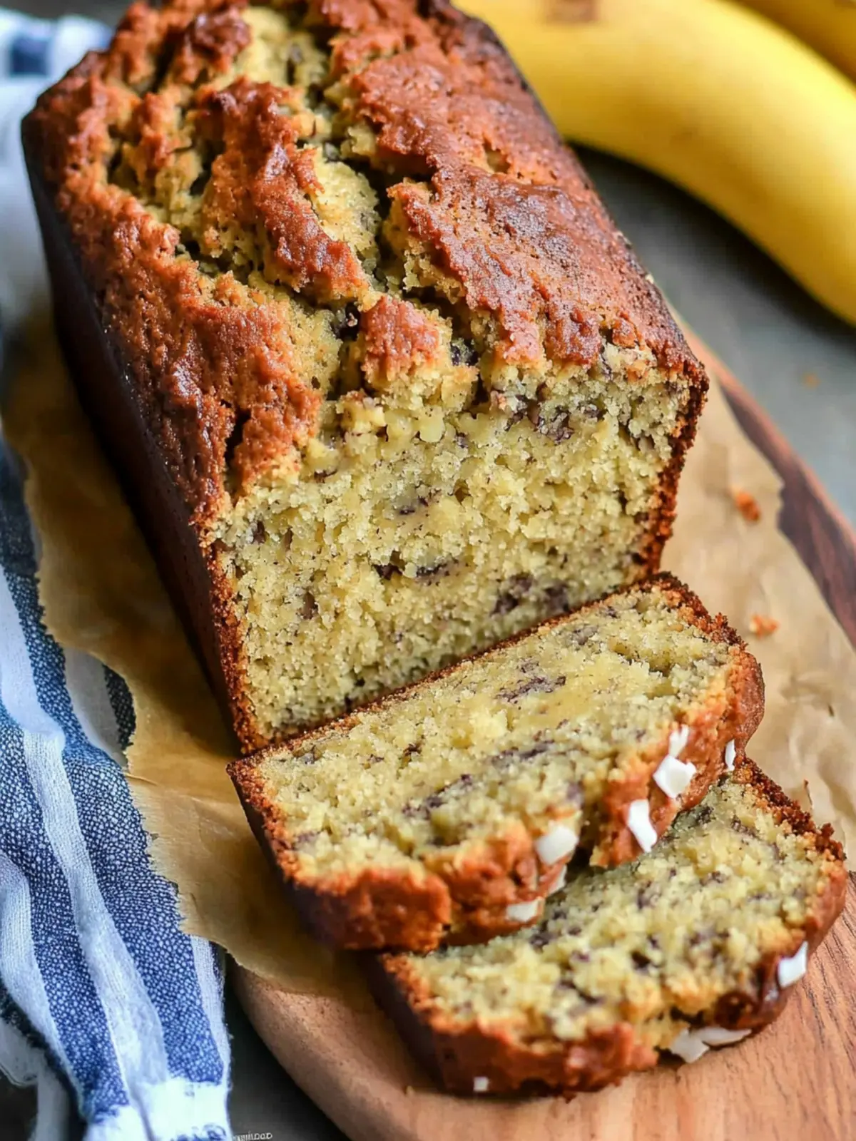 Coconut Banana Bread