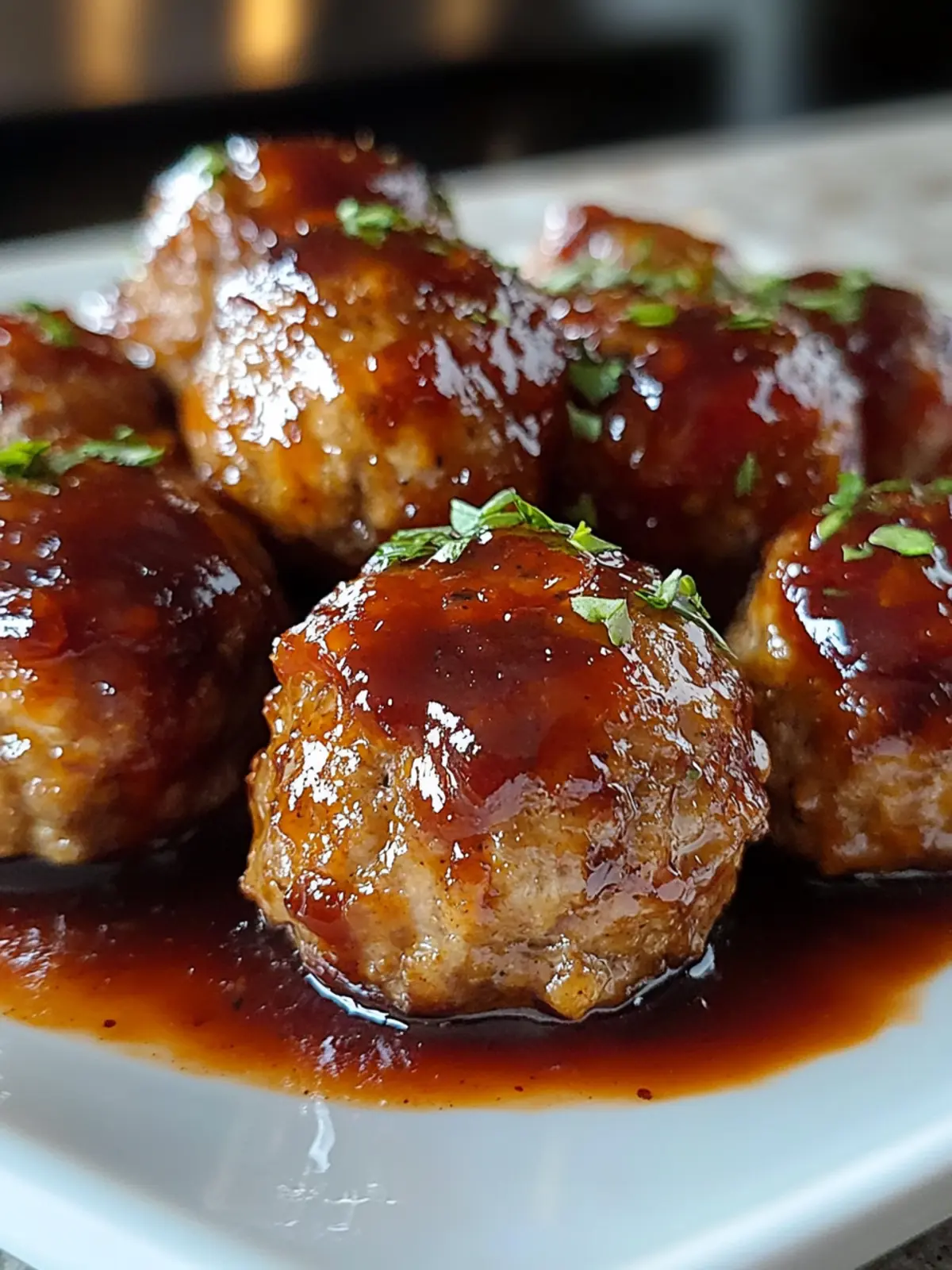 Cranberry BBQ Crockpot Meatballs