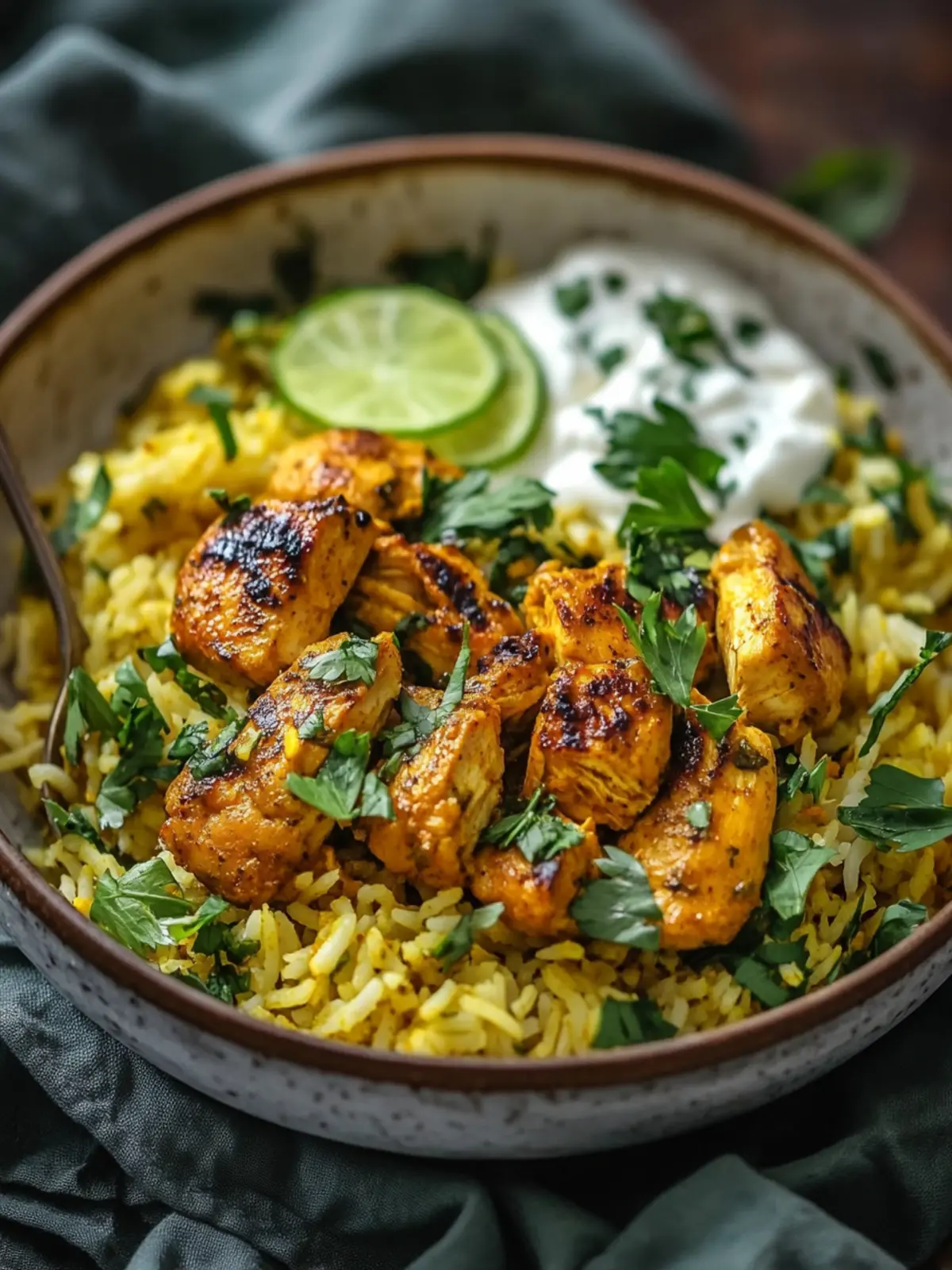 Anti-Inflammatory Turmeric Chicken & Rice