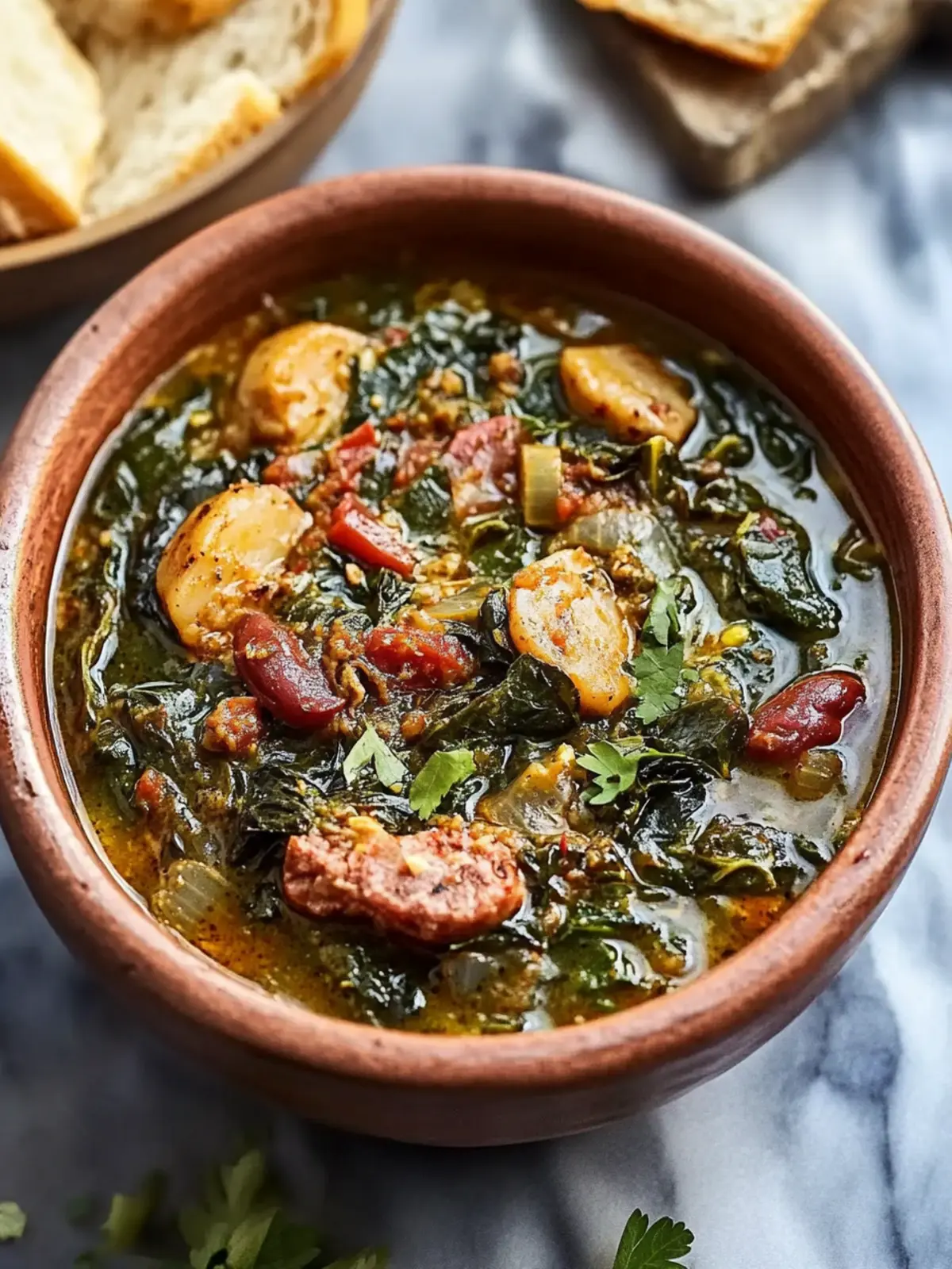 Spicy Gumbo Collard Greens