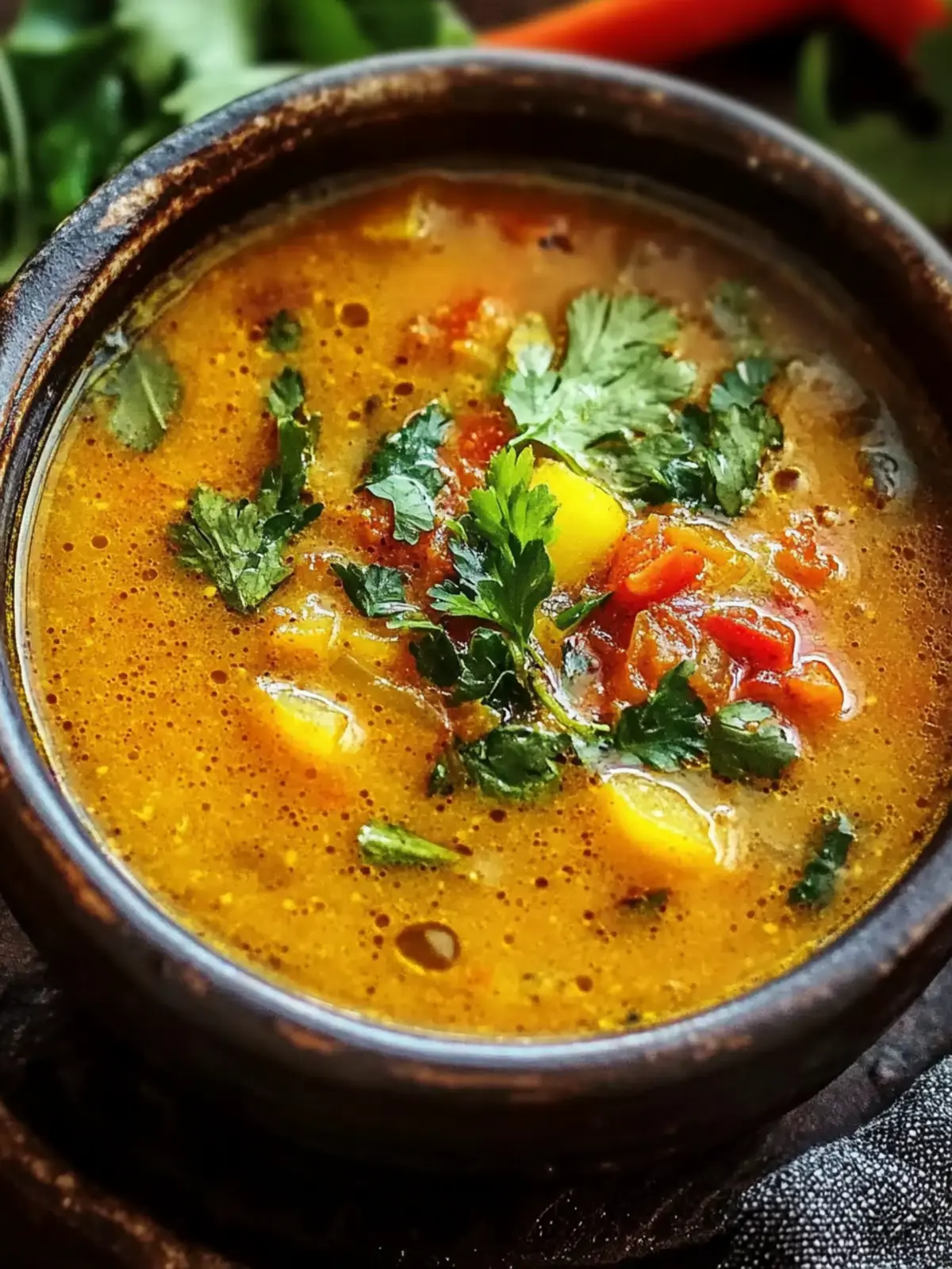 Spicy Indian Mulligatawny Soup