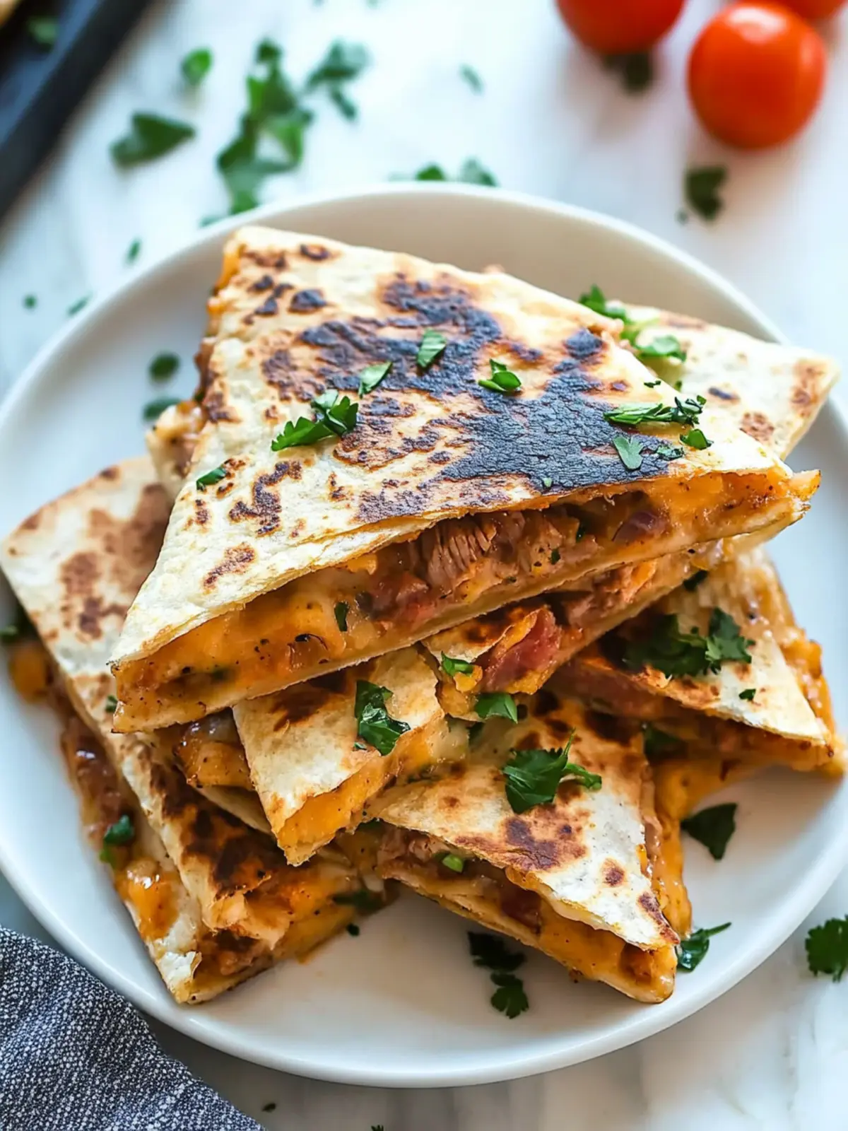 Blackstone Cajun Steak Quesadillas