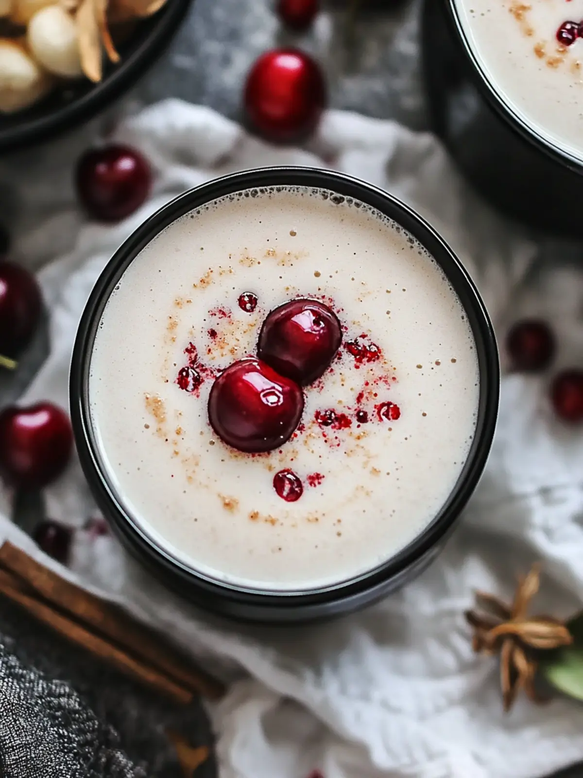 Cherry Vanilla Tea Latte