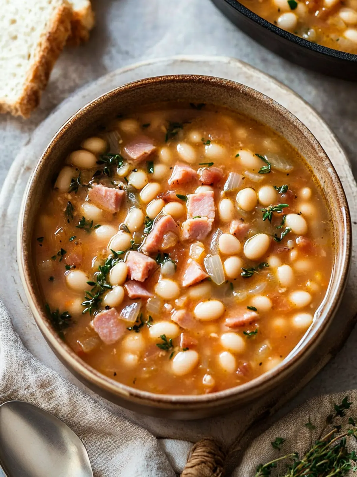 Ham and Cannellini Bean Soup