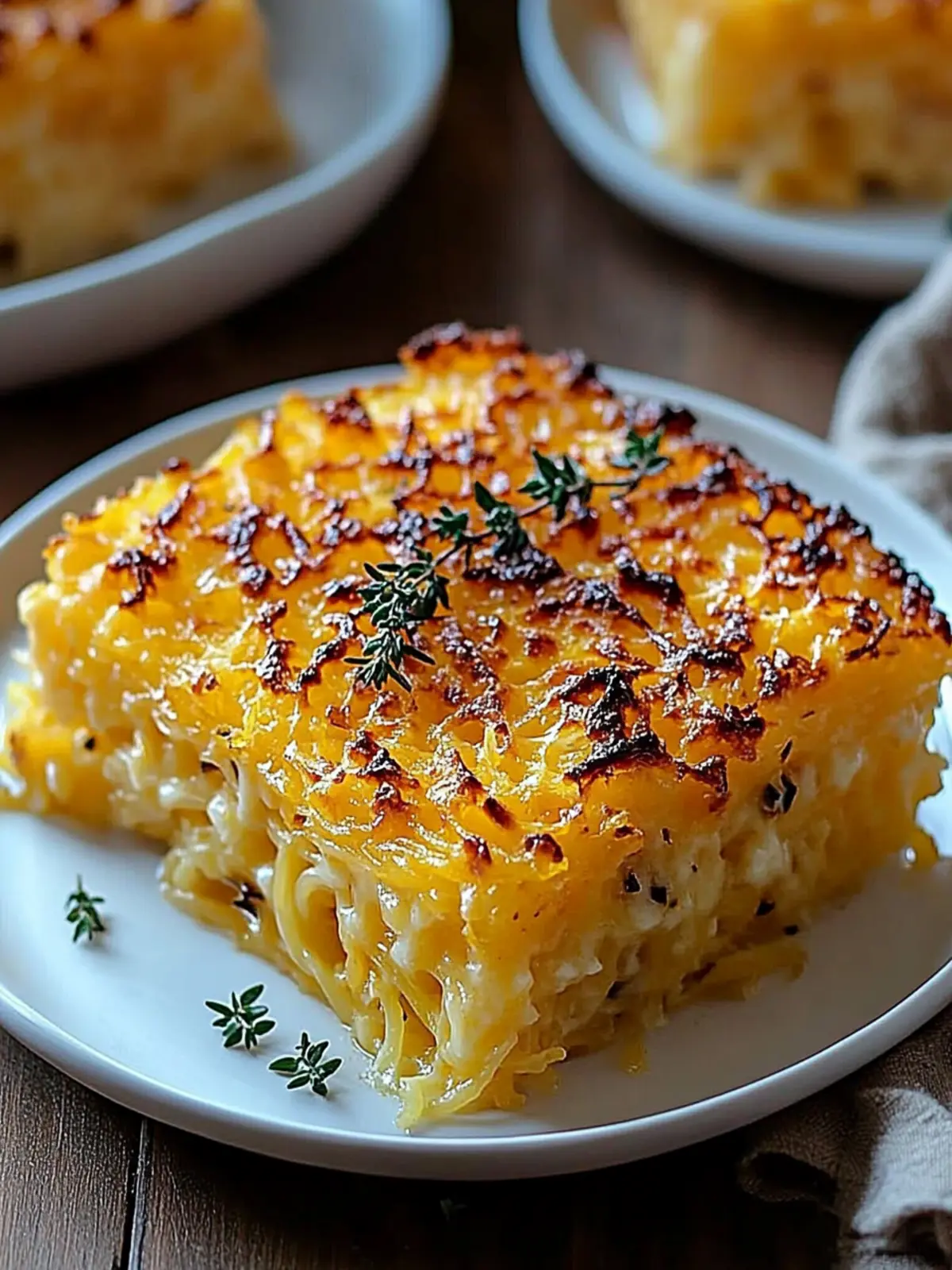 Spaghetti Squash Au Gratin