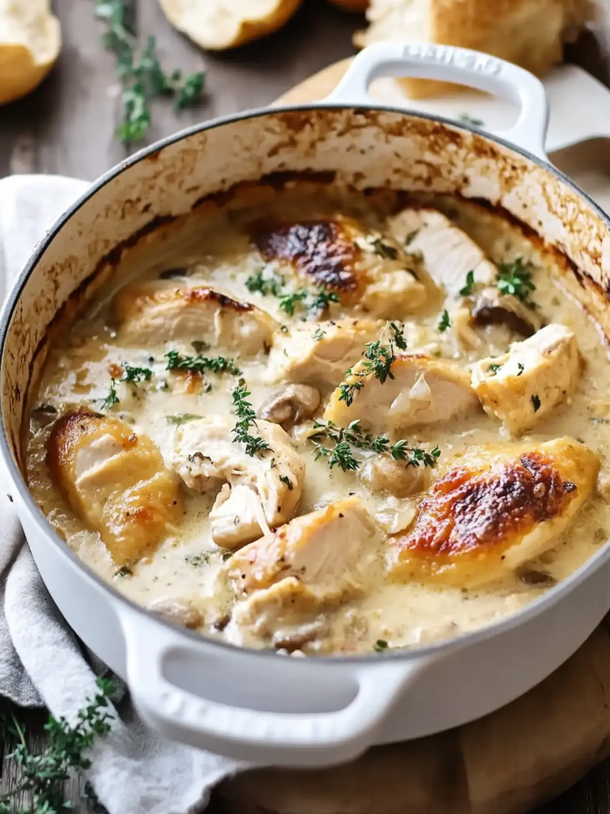 Creamy French Chicken Casserole