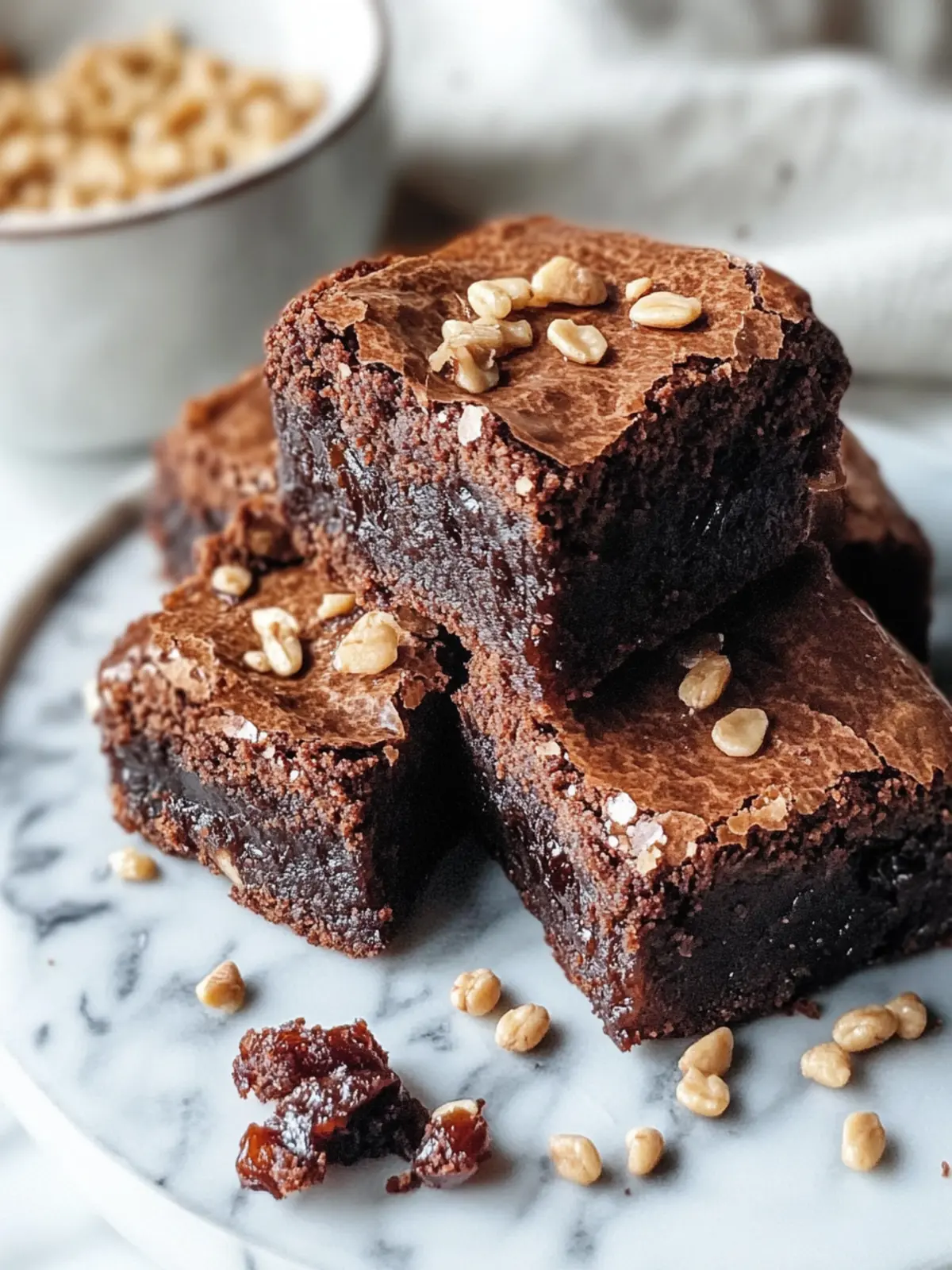 Tahini Date Brownies