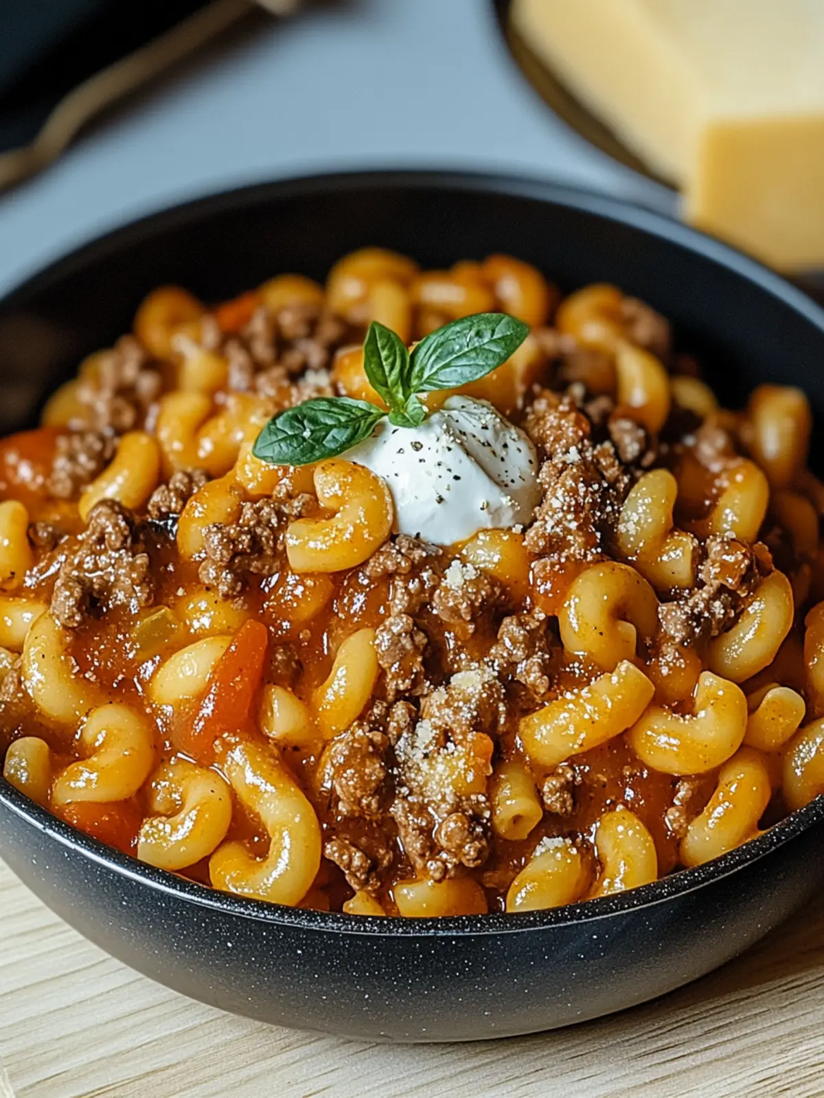One Pot Beefaroni