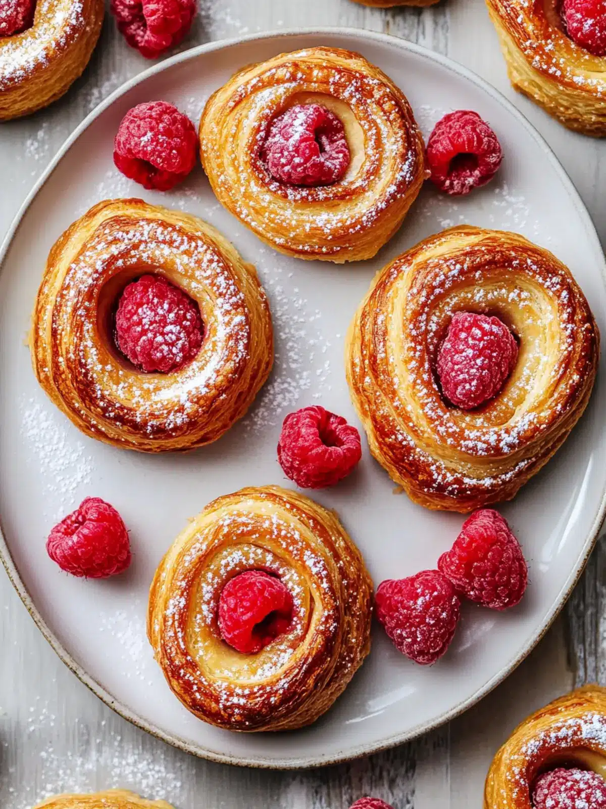 Raspberry Palmiers