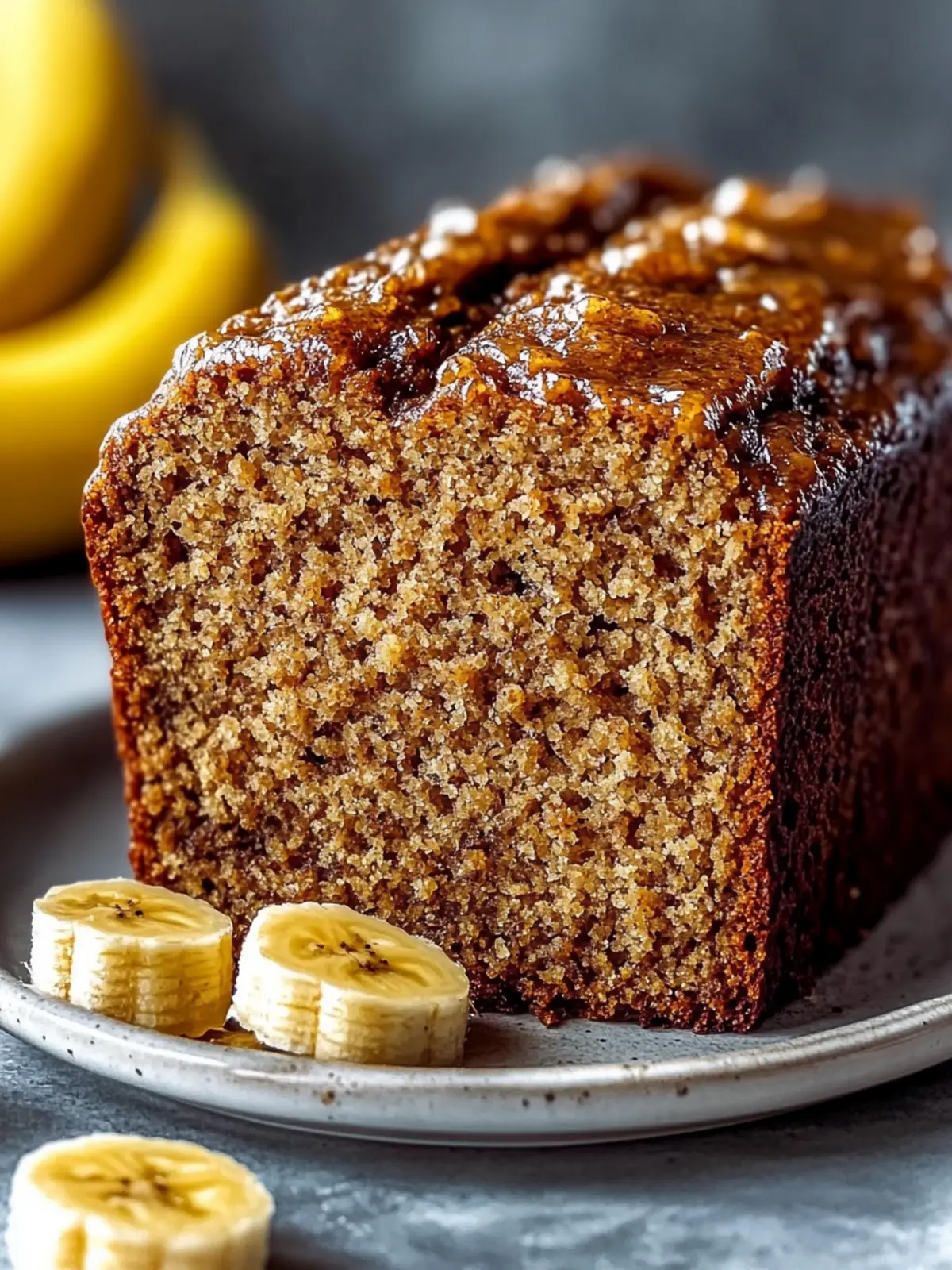 Moist Gingerbread Banana Bread