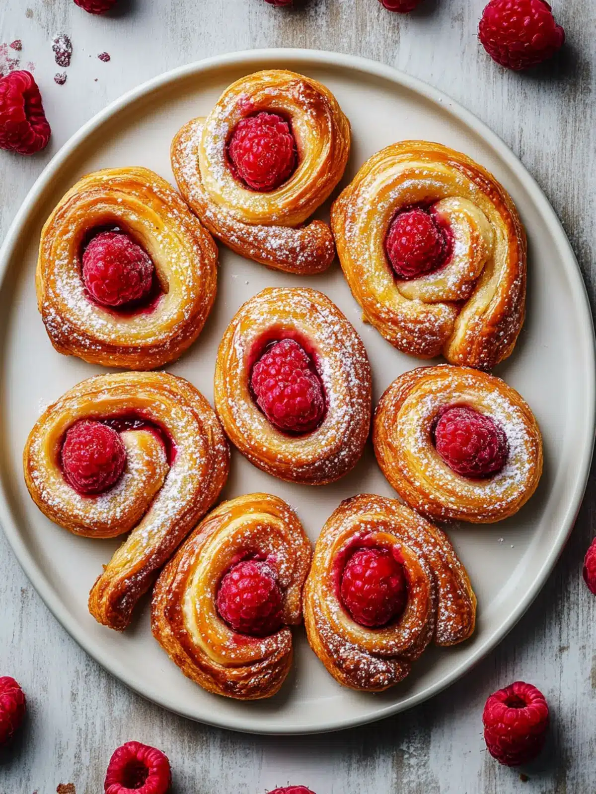 Raspberry Palmiers