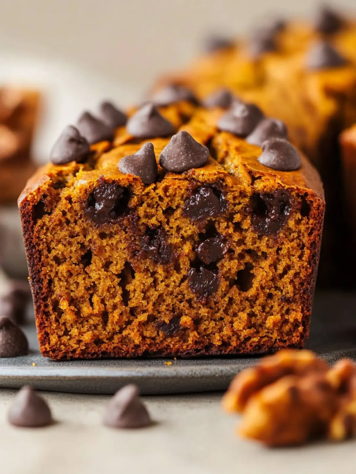 Pumpkin Chip Banana Bread
