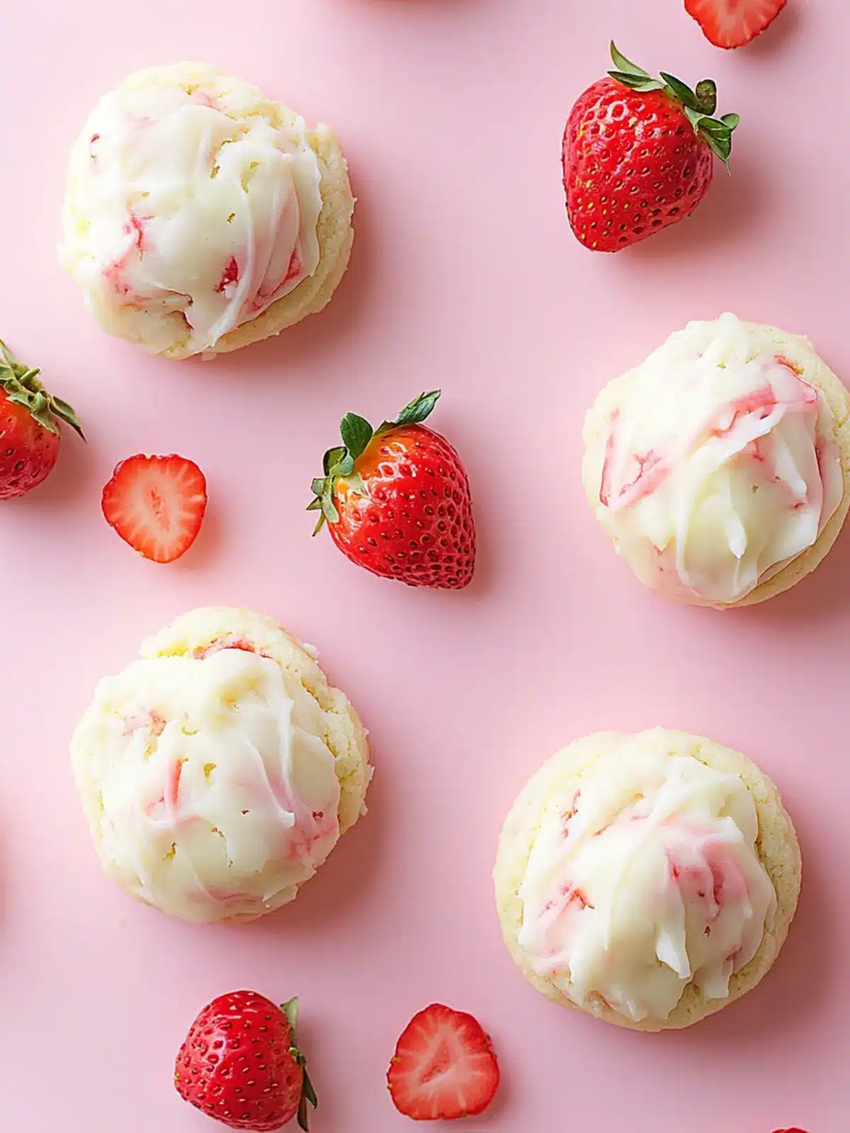 Strawberry Kiss Cookies
