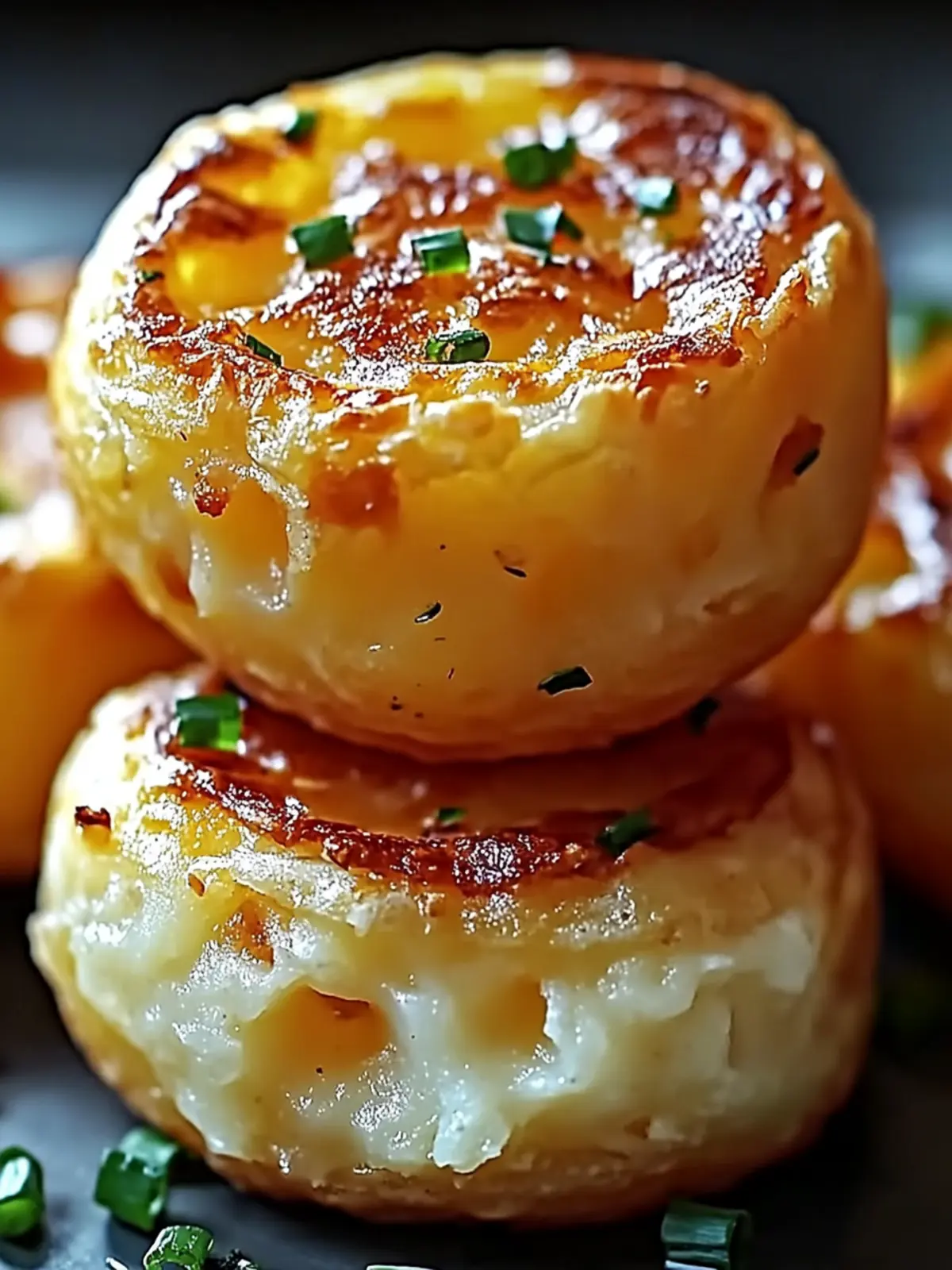 Cheesy Mashed Potato Puff Bites
