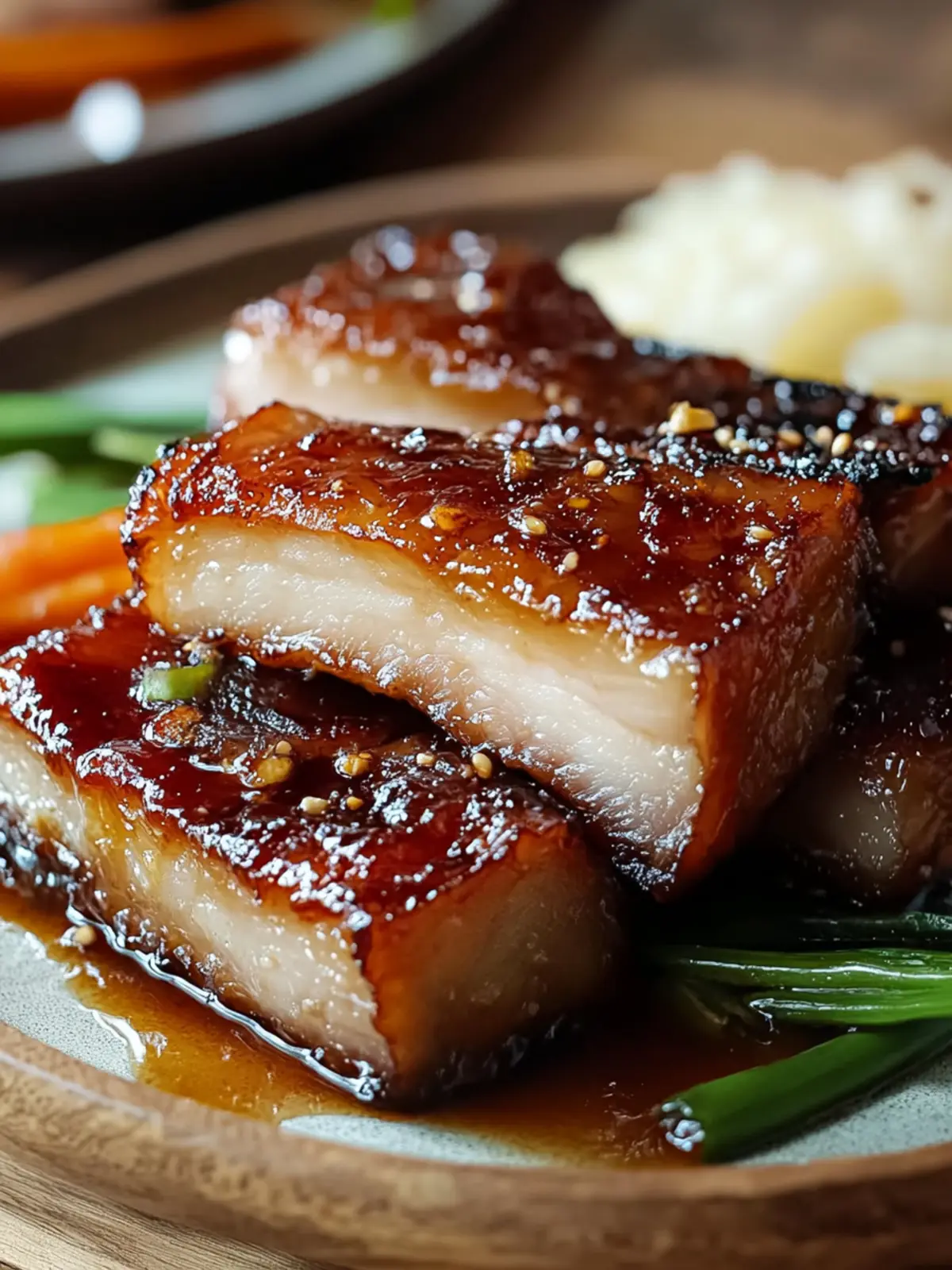Honey Glazed Pork Belly