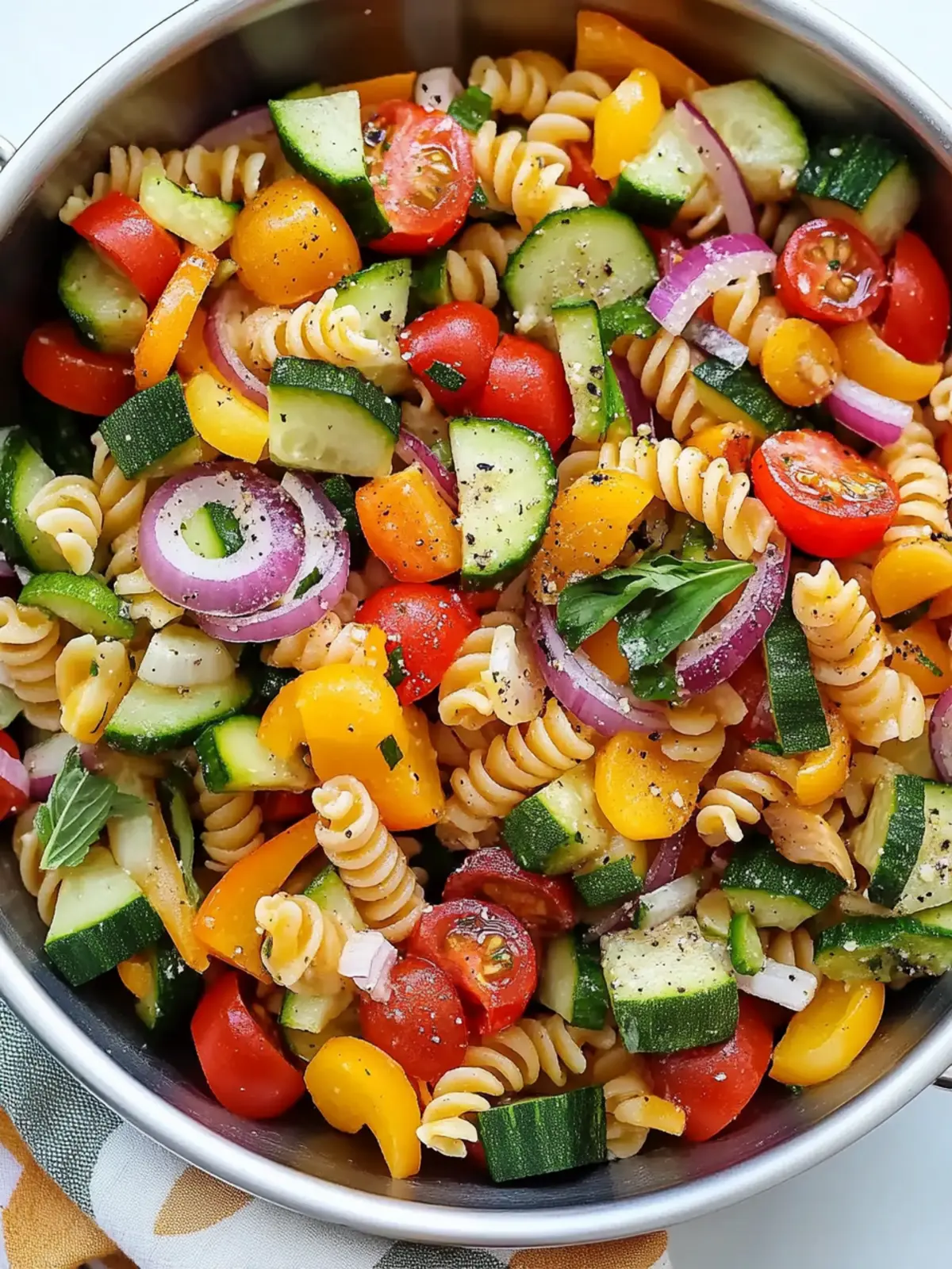 Healthy Veggie Pasta Salad