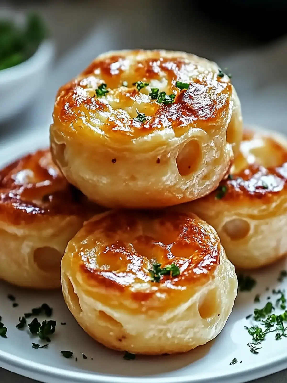 Cheesy Mashed Potato Puff Bites