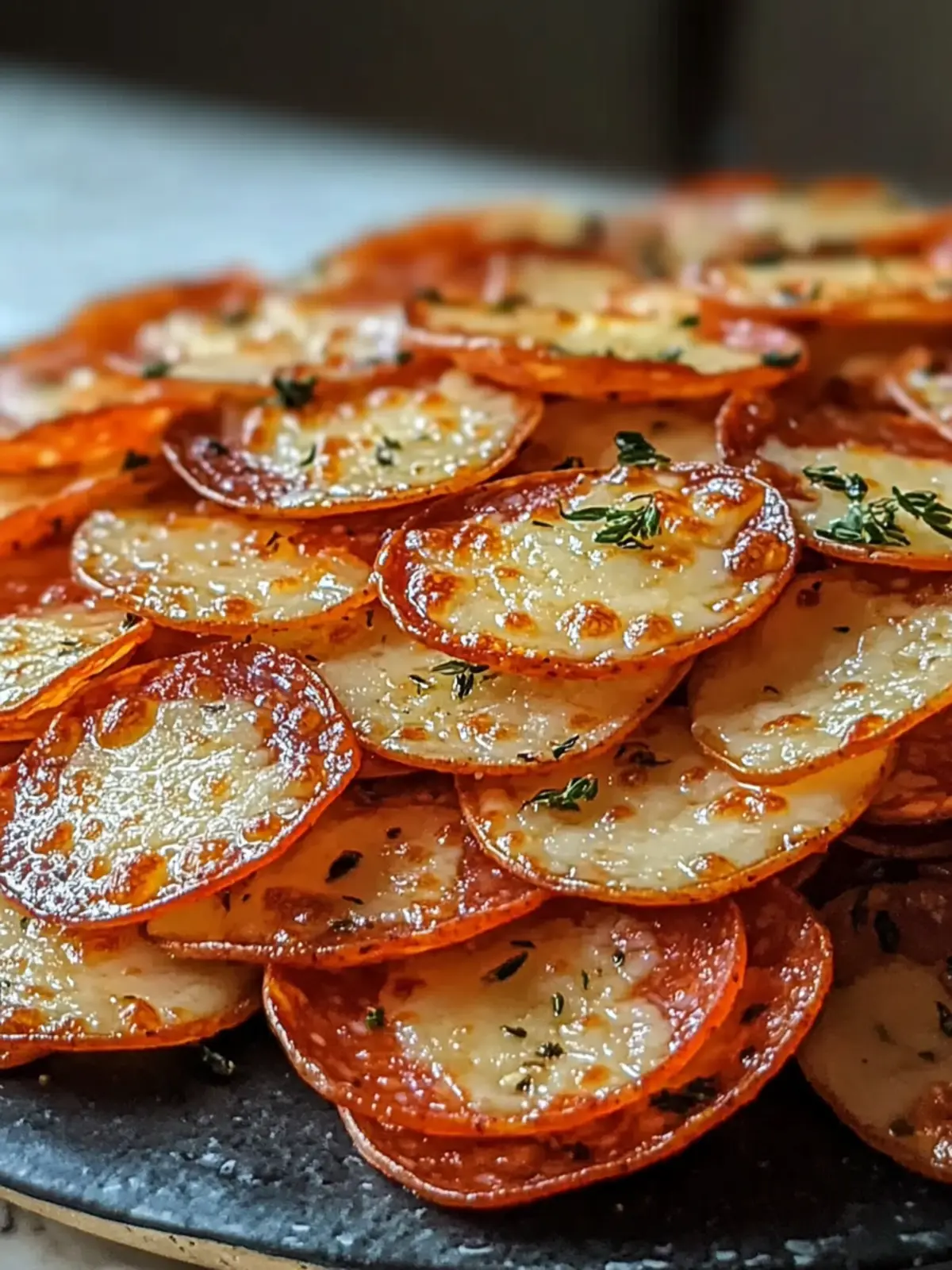 Pepperoni Cheese Crisps