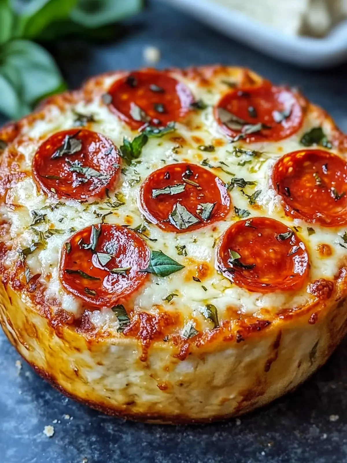 Cottage Cheese Pizza Bowl