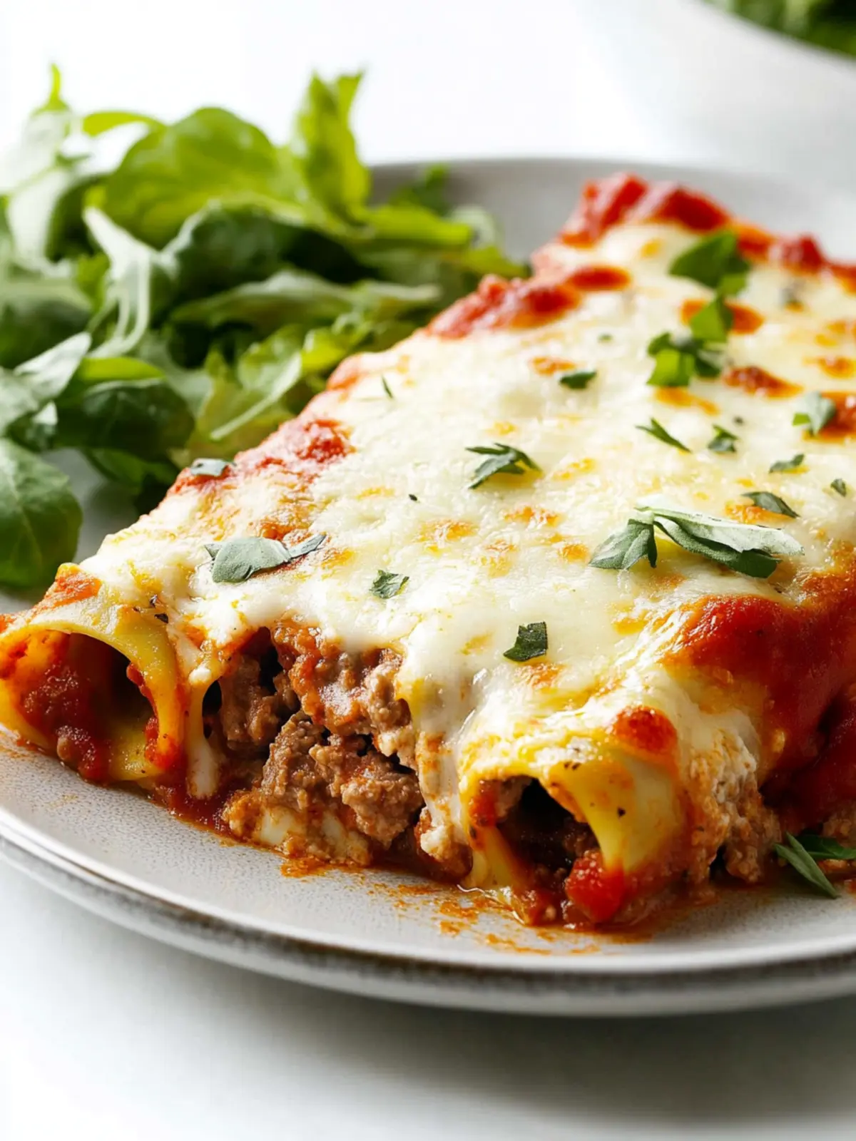 Beef and Cheese Cannelloni