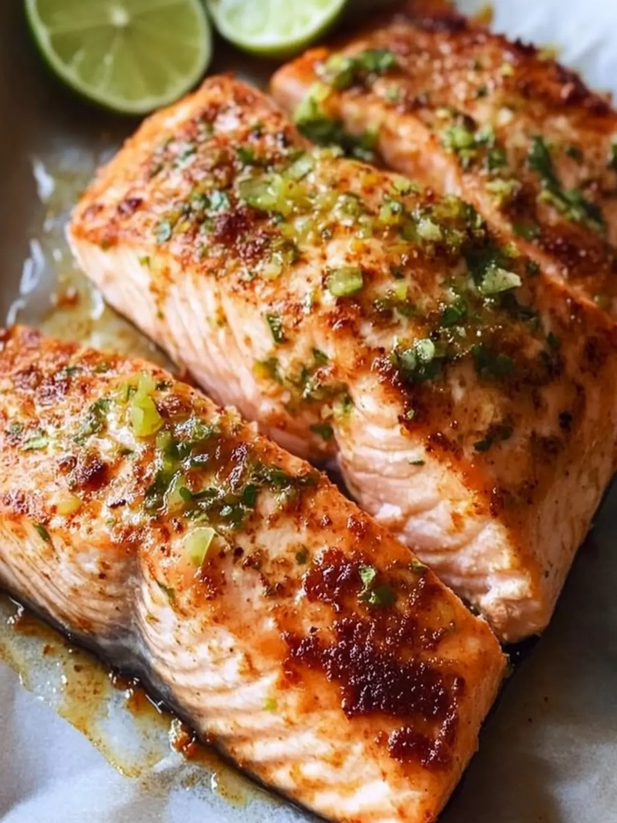 Oven Baked Chili Lime Salmon