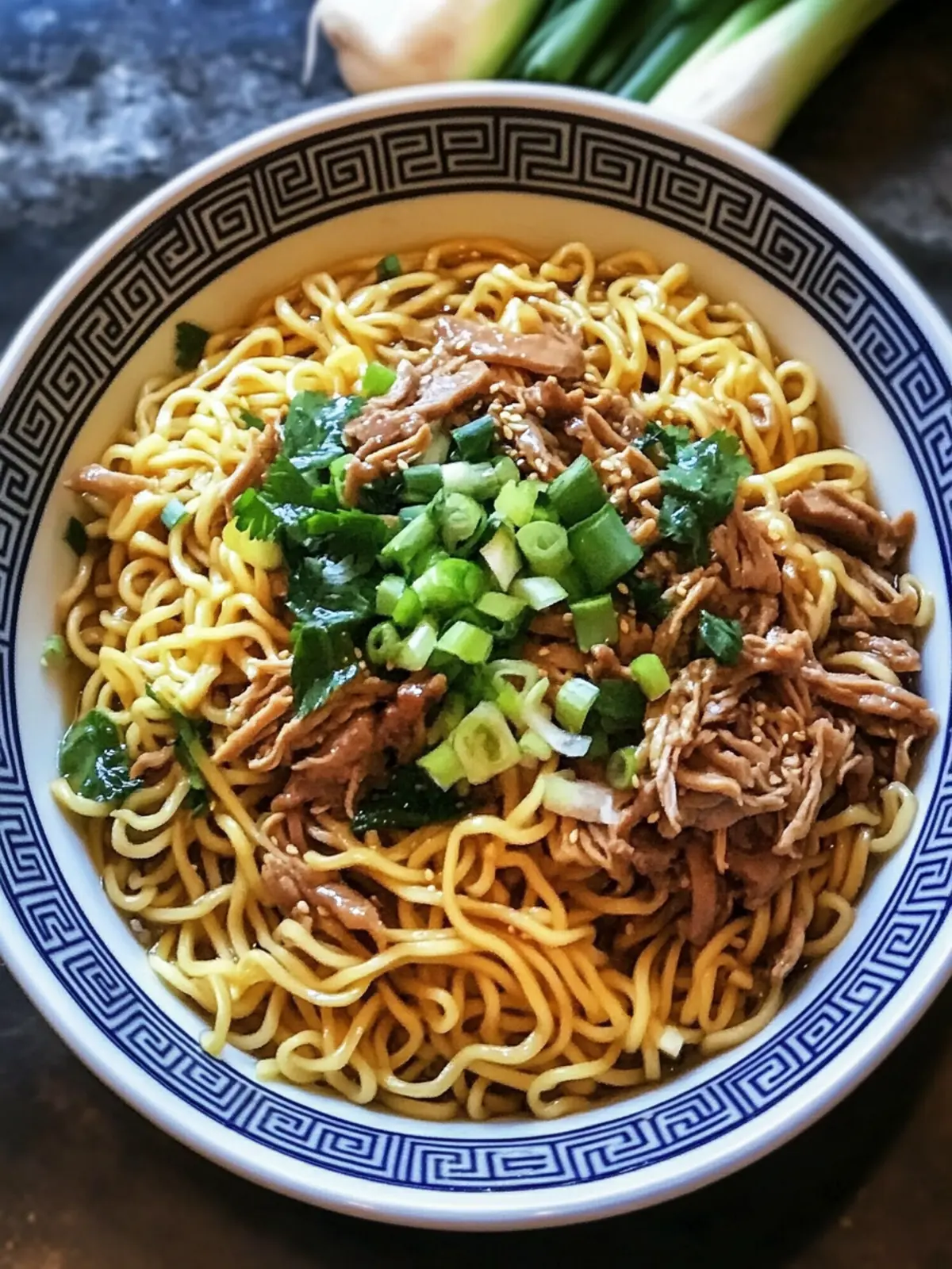 Shanghai-Style New Year Noodles with Pork