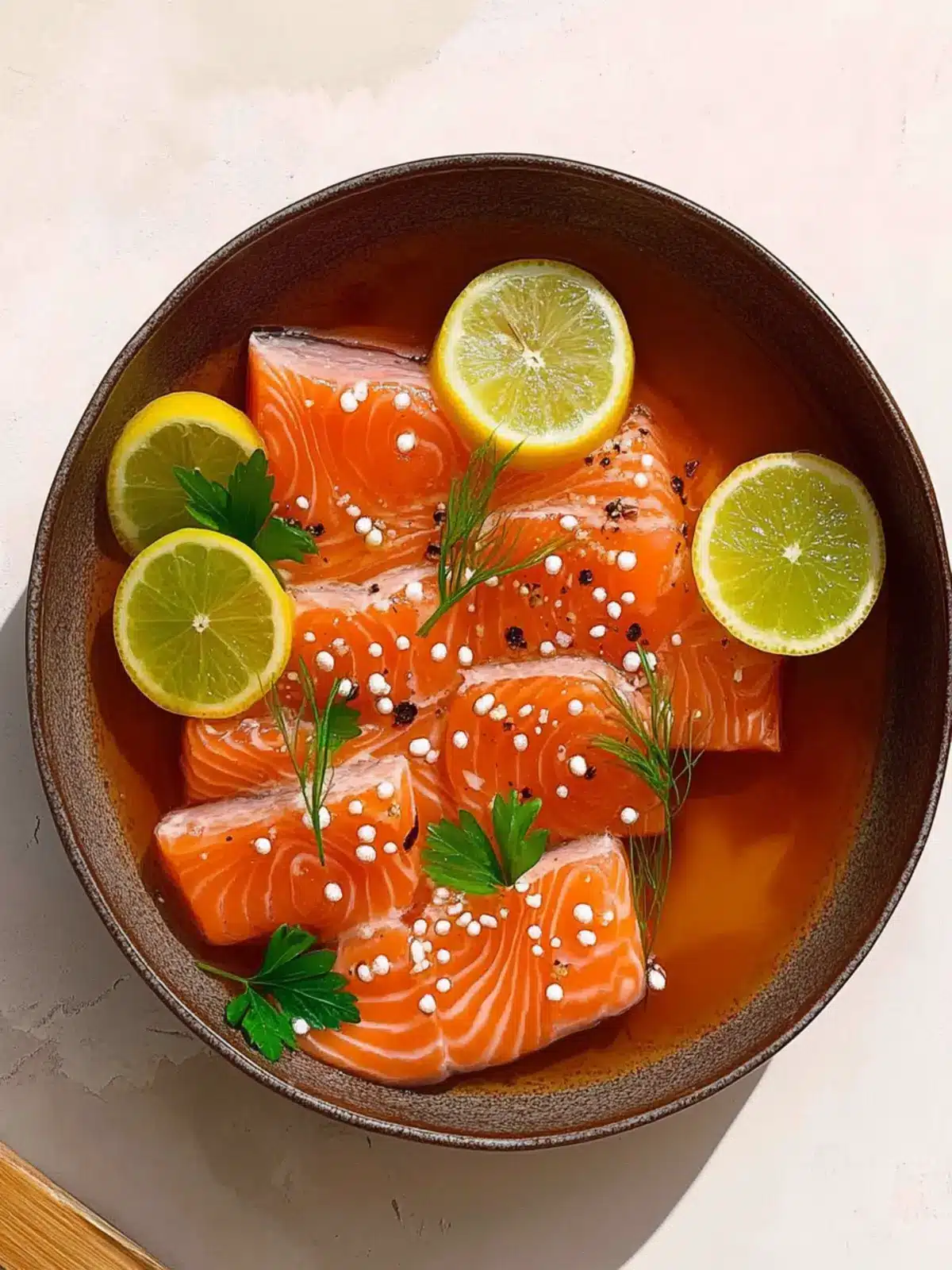 Salmon Crudo with Citrus Soy