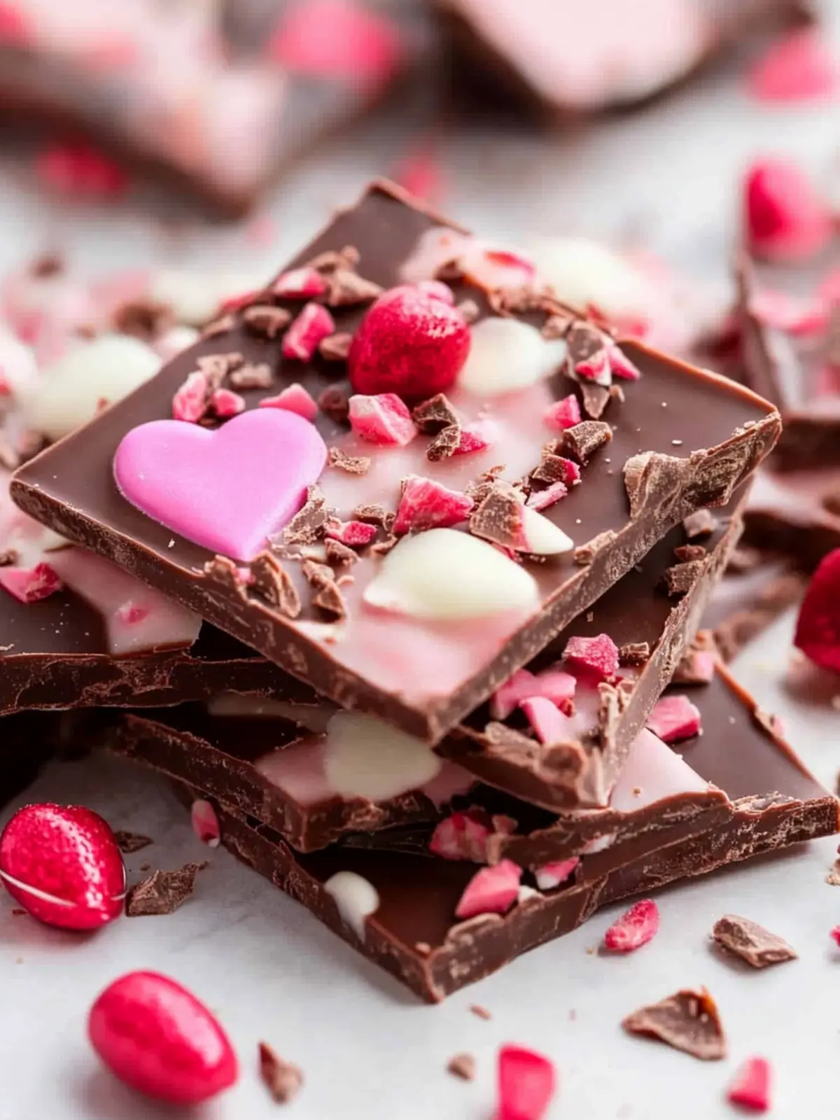 Valentine’s Chocolate Bark