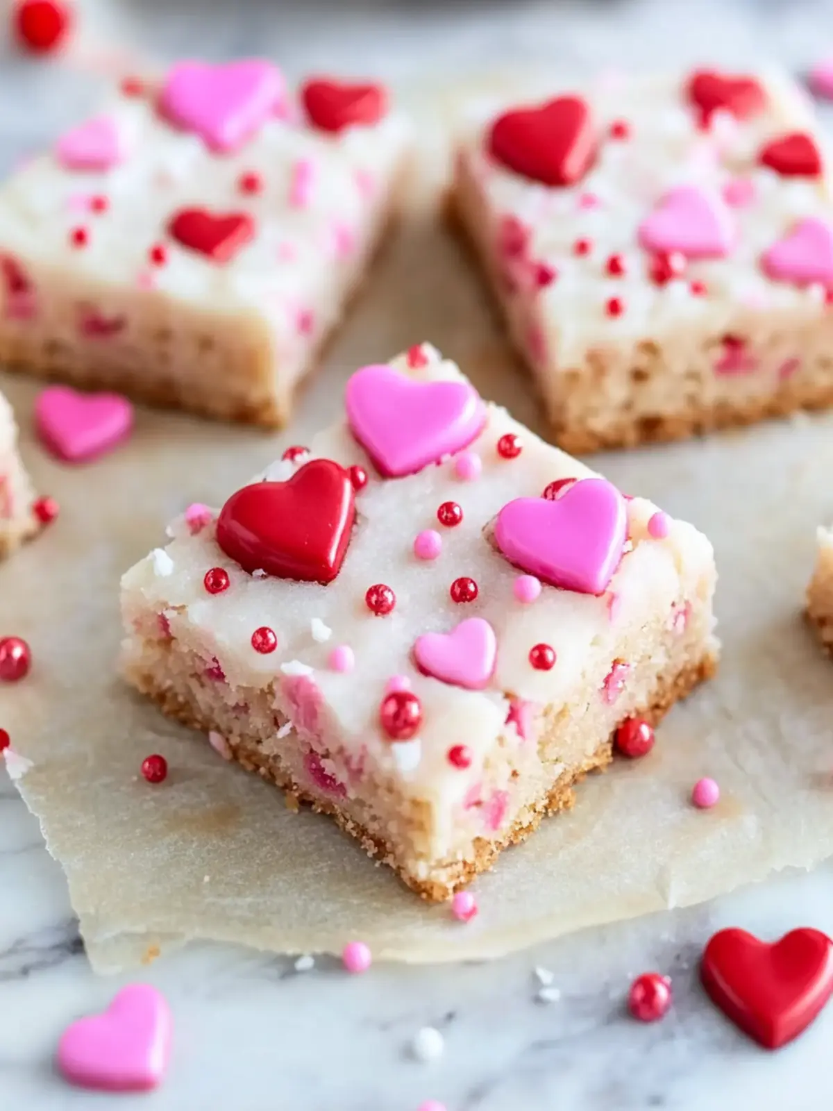 Chewy Valentine Sugar Cookie Bars
