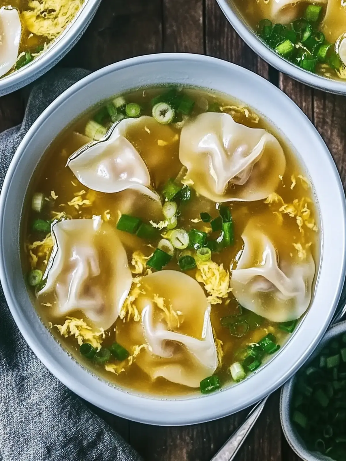 Chinese Wonton Egg Drop Soup