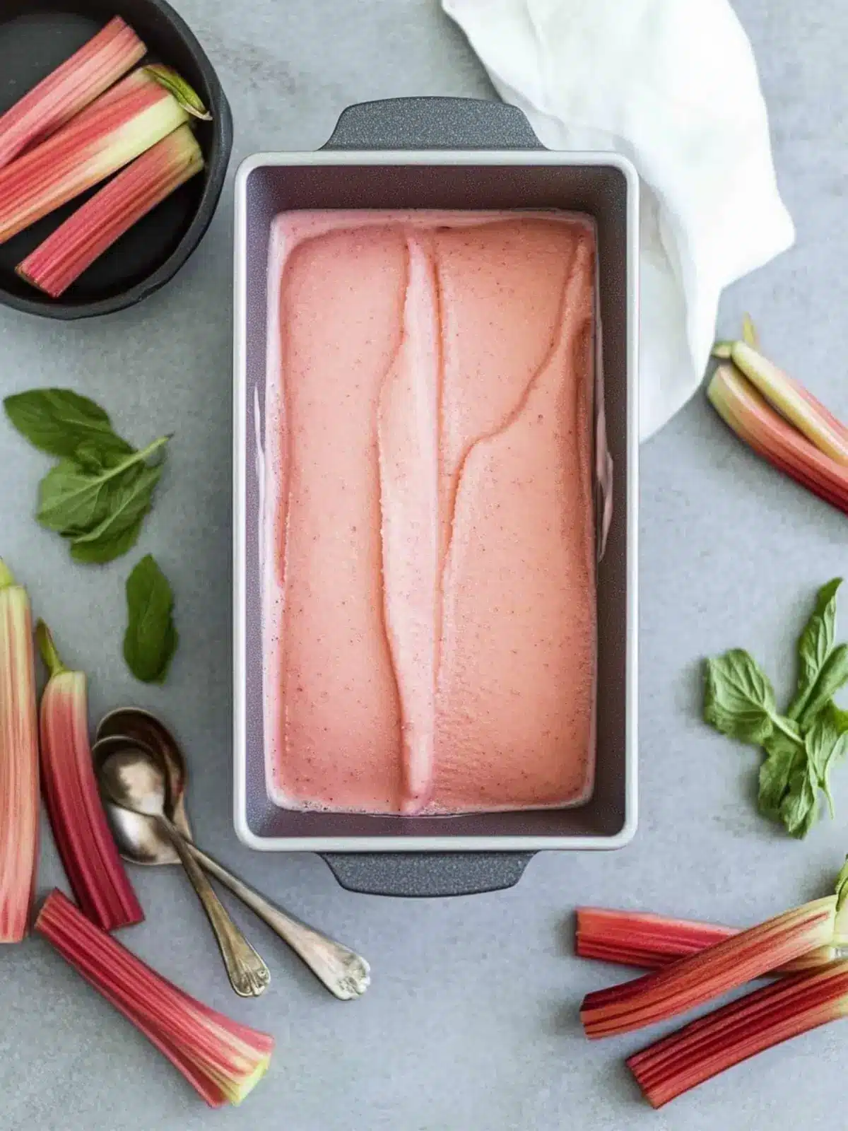 Rhubarb Sorbet