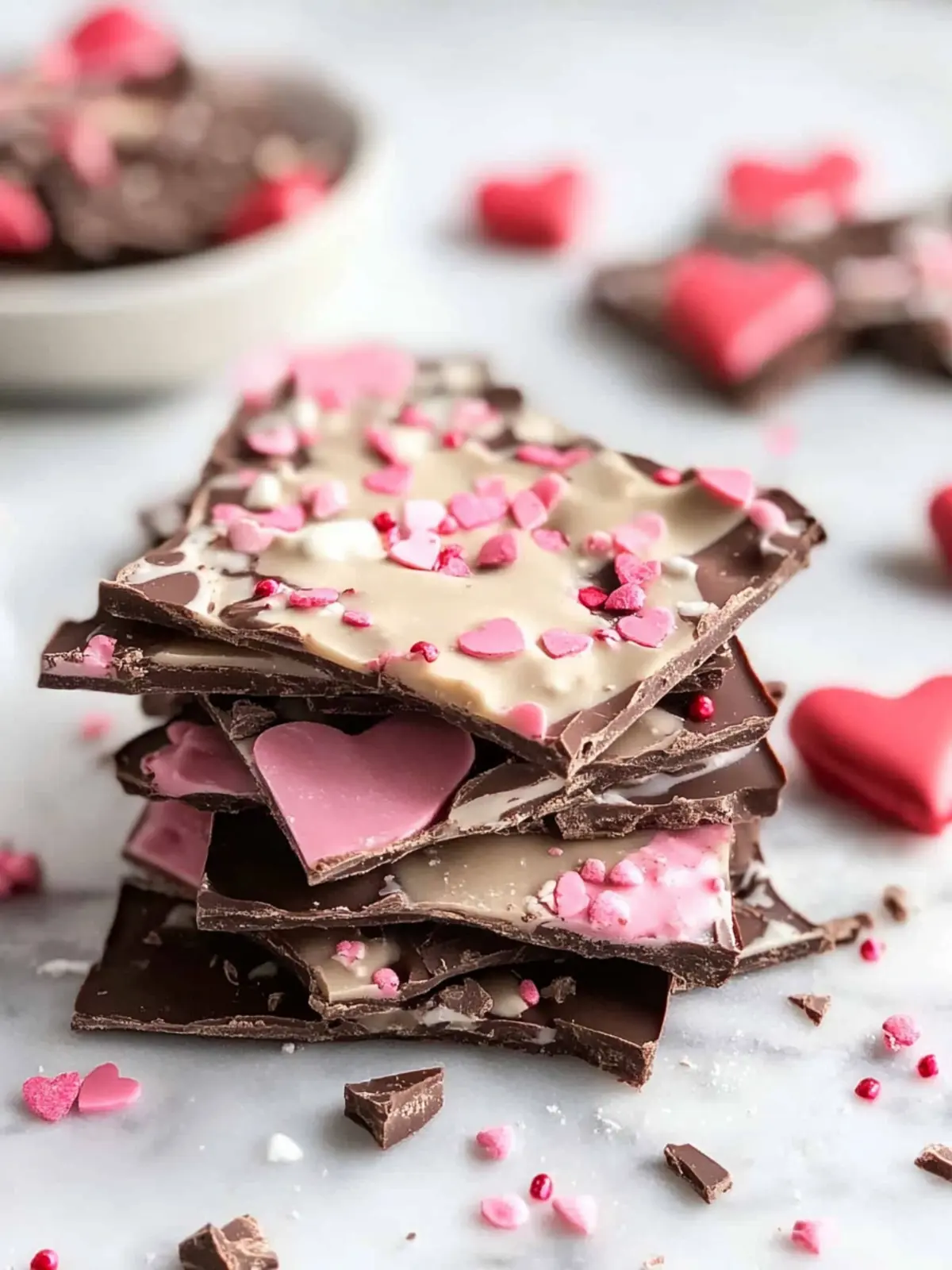 Valentine’s Chocolate Bark