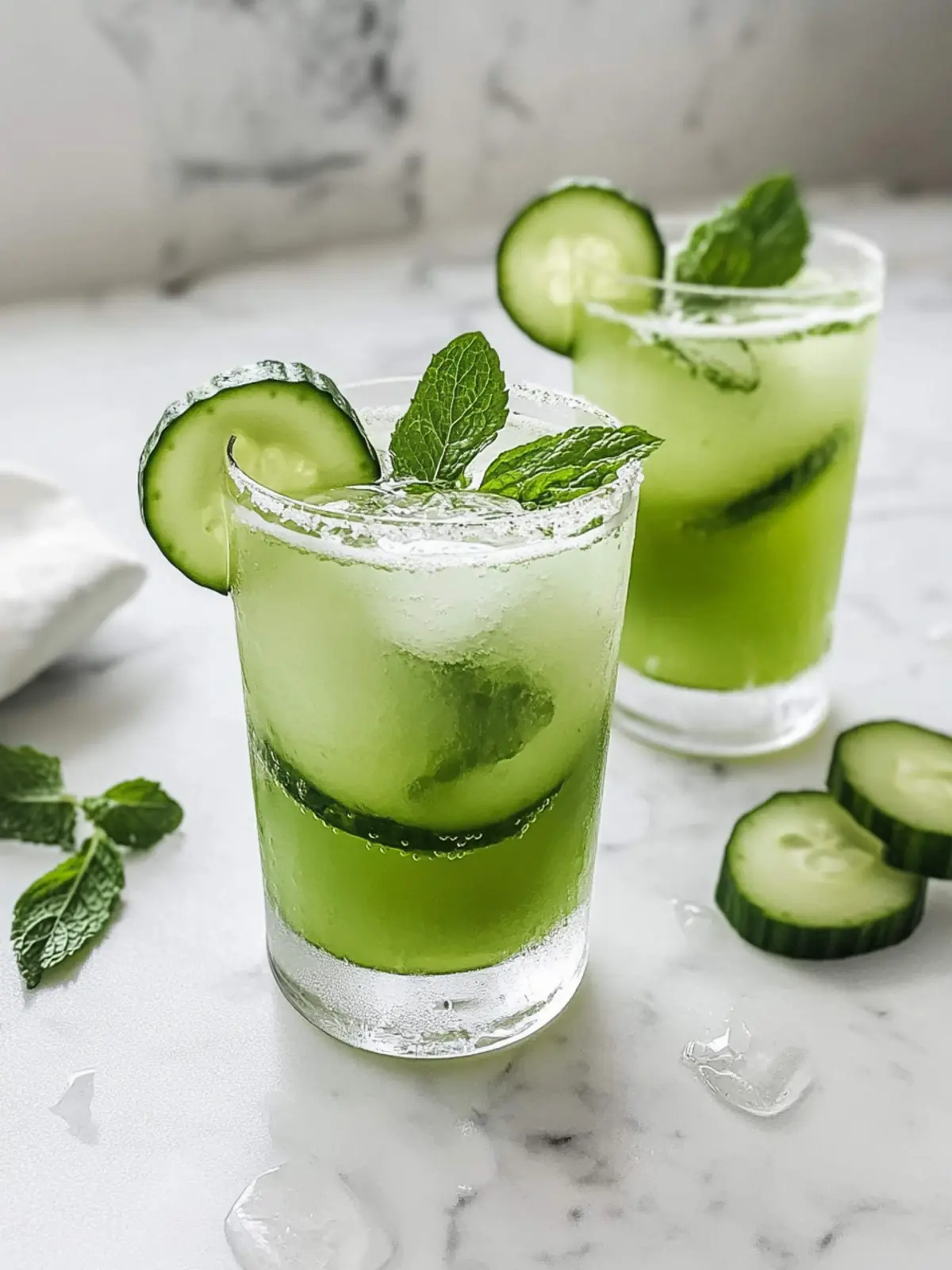 Cucumber Mint Mocktail