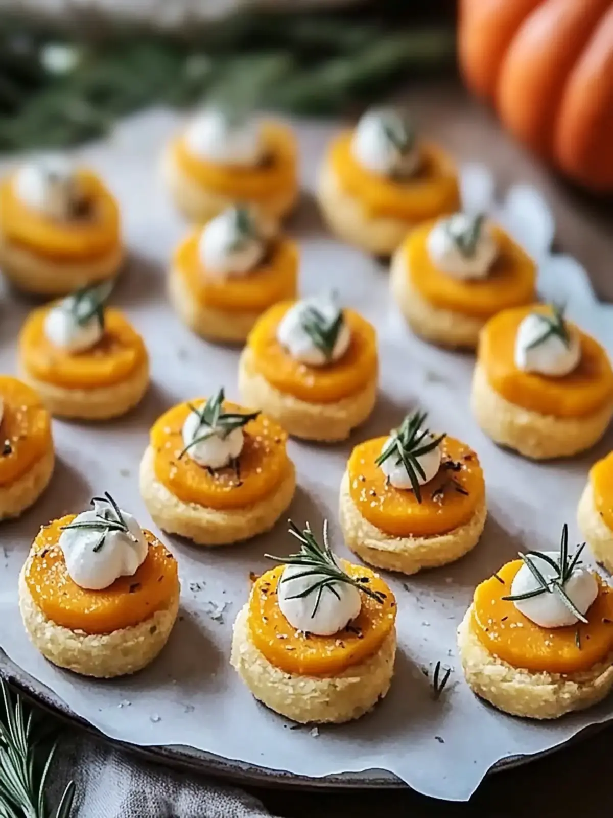 Rosemary Pumpkin Bites