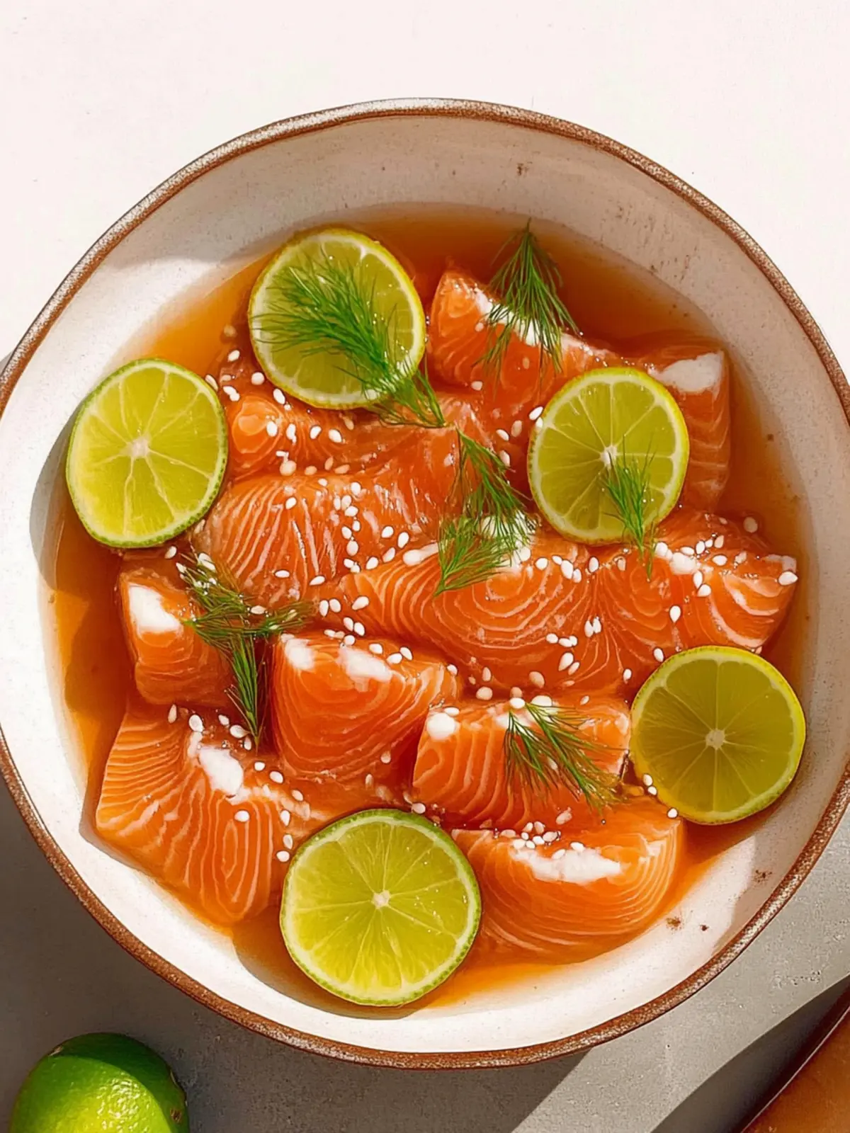 Salmon Crudo with Citrus Soy