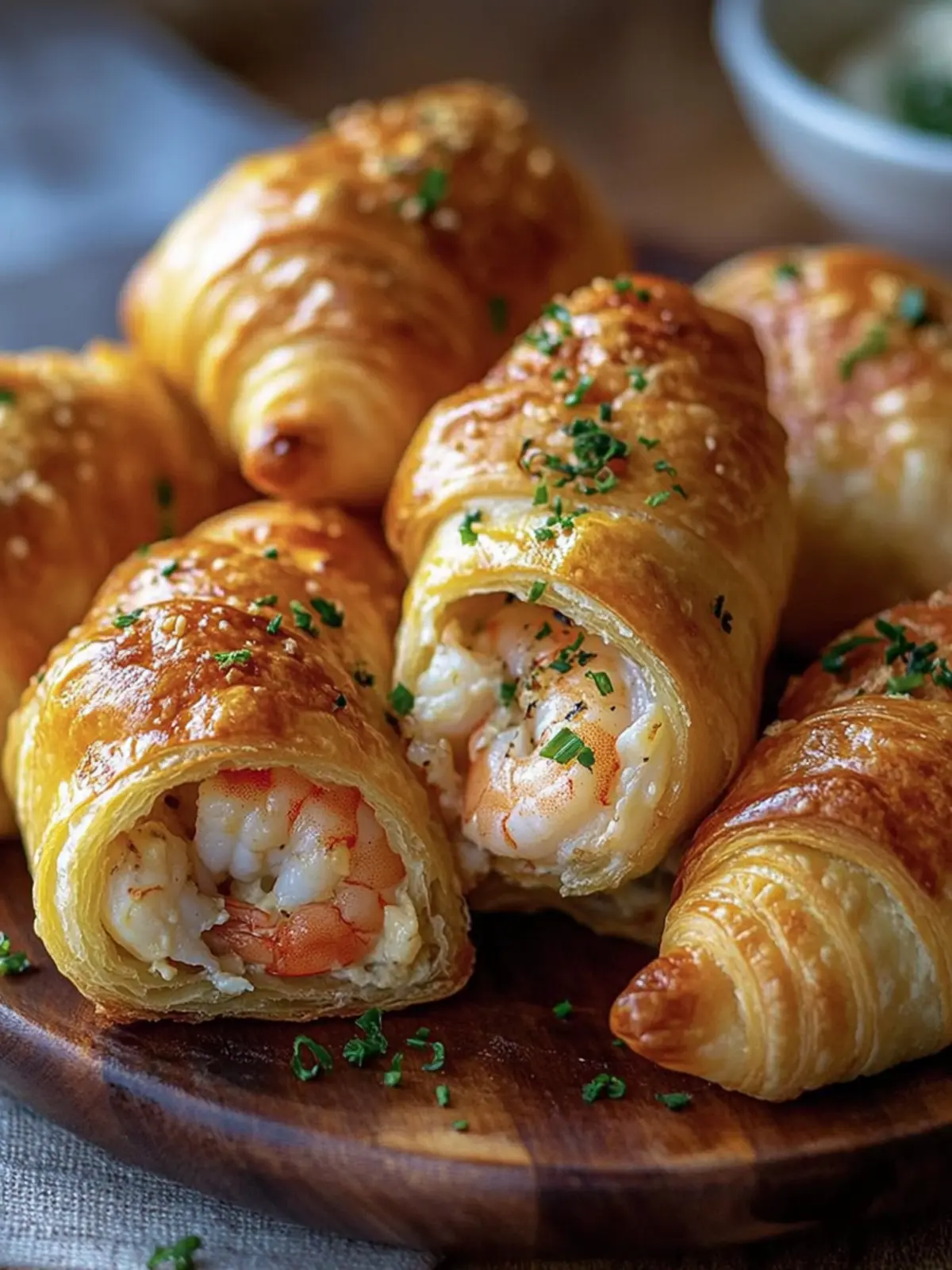 Shrimp And Crab Stuffed Crescent Bombs