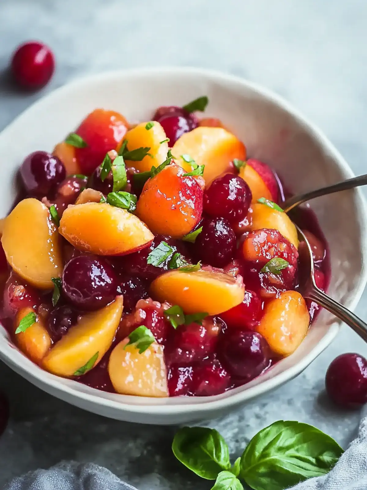 Peach Cherry Salsa