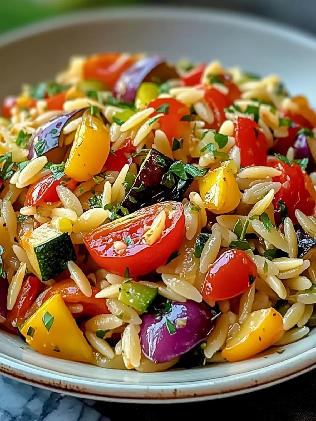 Roasted Vegetable Orzo
