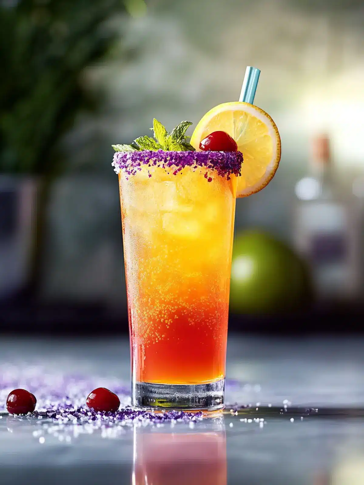 Mardi Gras Hurricane Shot