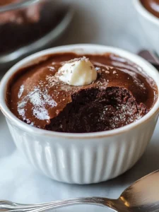 Ina Garten Chocolate Brownie Pudding