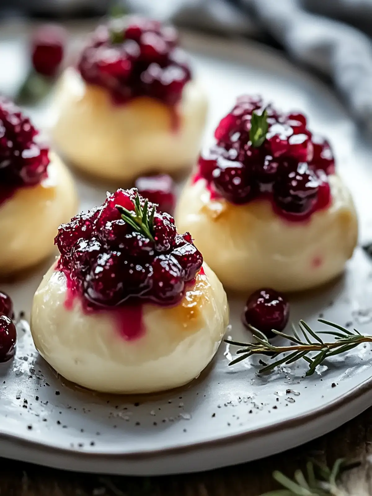Cranberry Brie Bombs