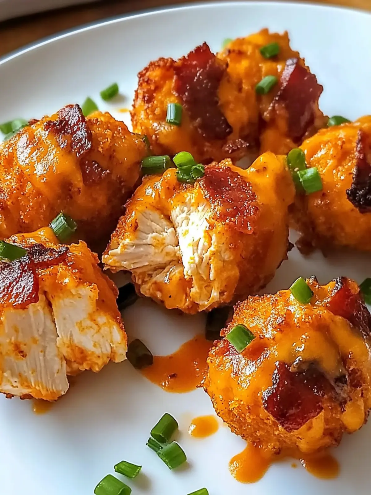 Buffalo Chicken Bacon Bombs