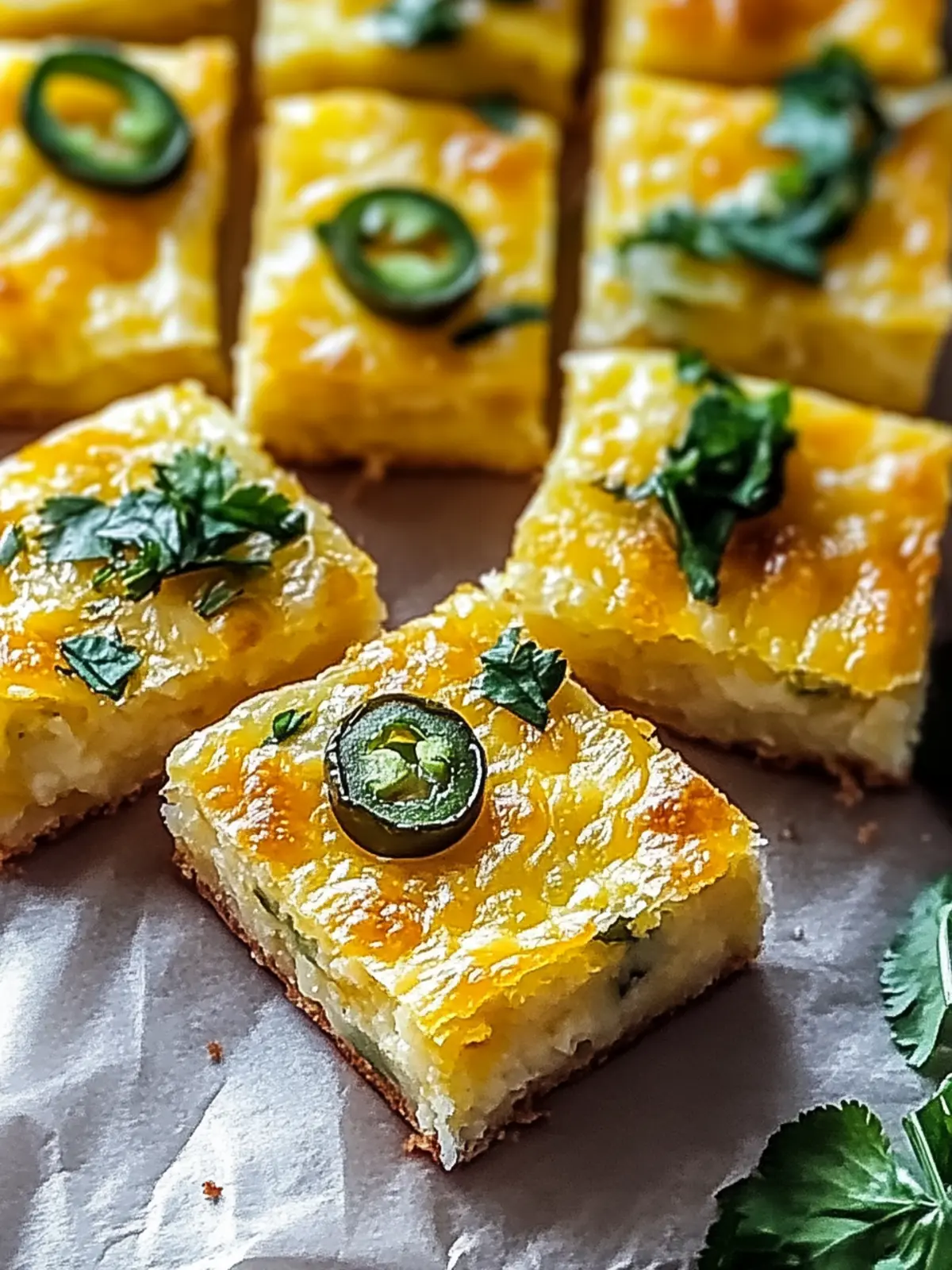 Jalapeño Cheese Squares