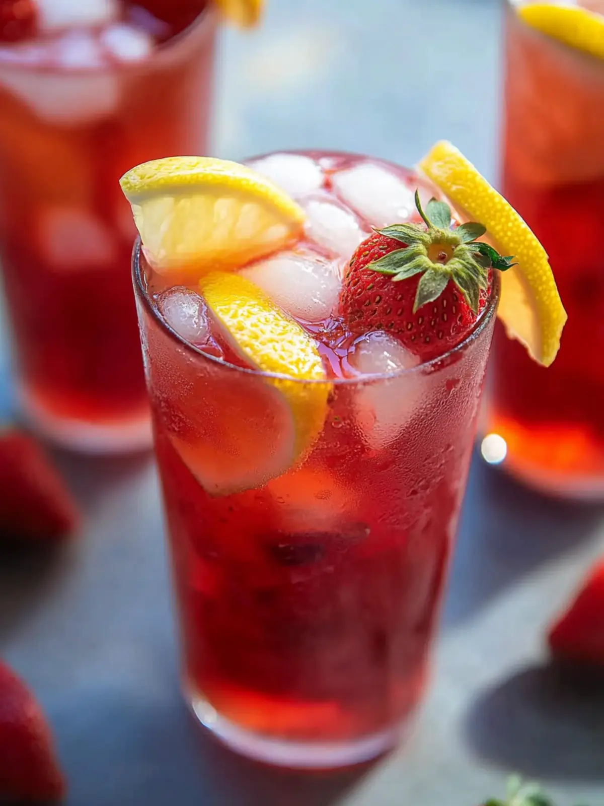 Hibiscus Tea Strawberry-Lemonade