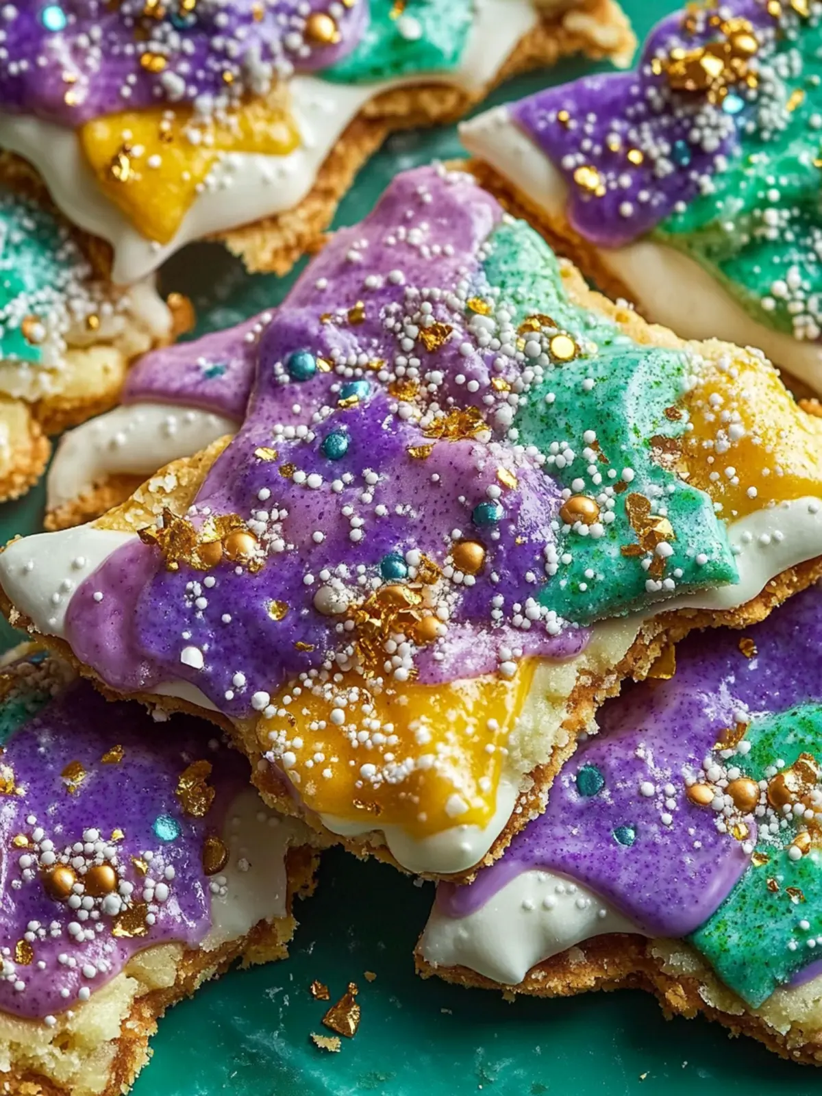 King Cake Cracker Candy