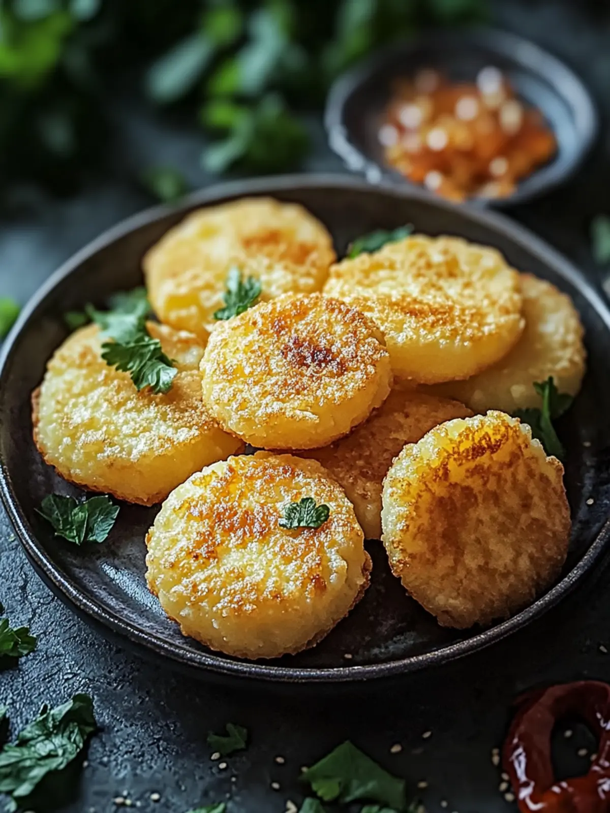 Golden Crunchy Potato Maakoudas