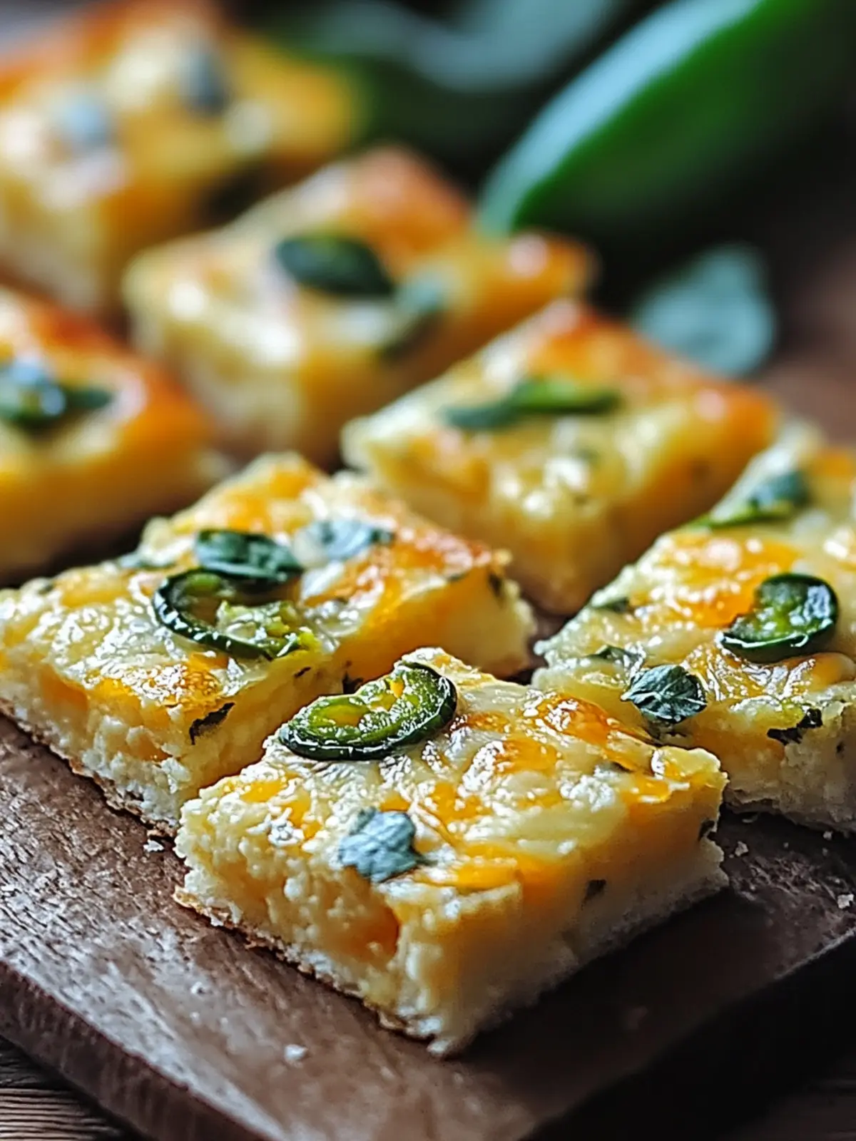 Jalapeño Cheese Squares
