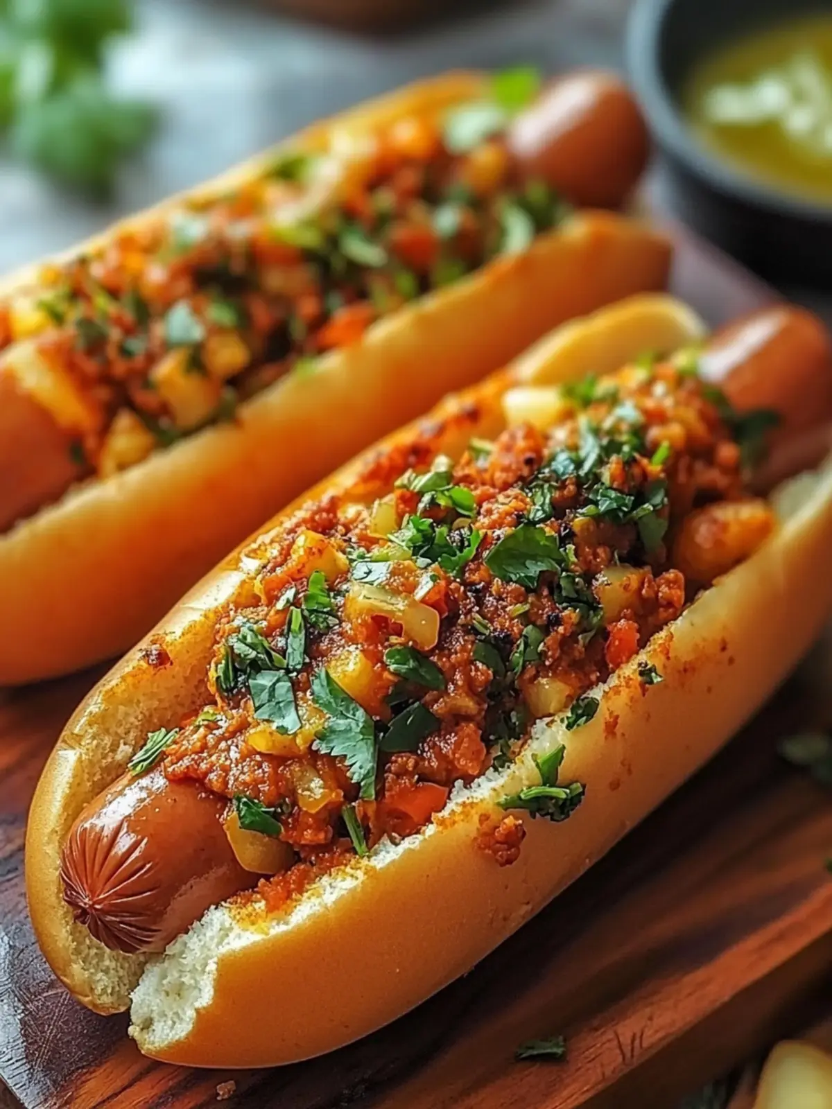 Peri Peri Paneer Hot Dogs
