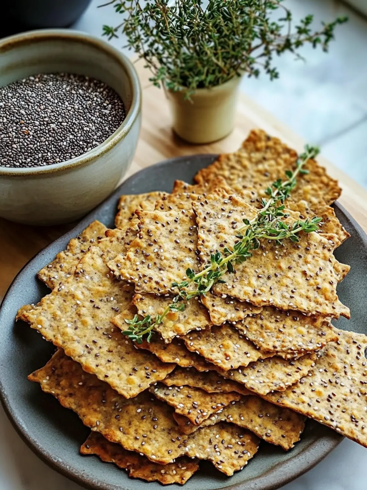 Chia & Flax Seed Crackers